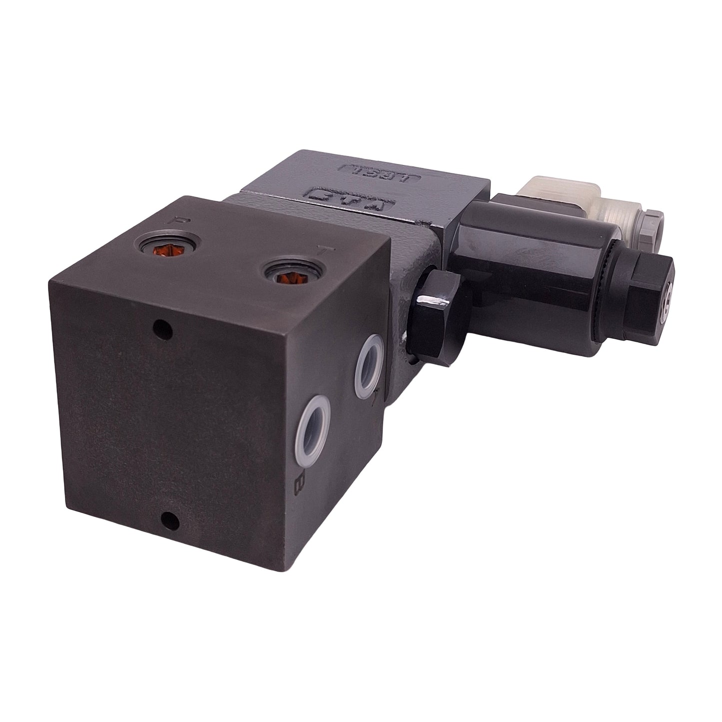 New Tokyo Keiki DG4V-3-2A-U-H-100 Solenoid Valve, 35MPa, 3/8in NPT, 24VDC Coil