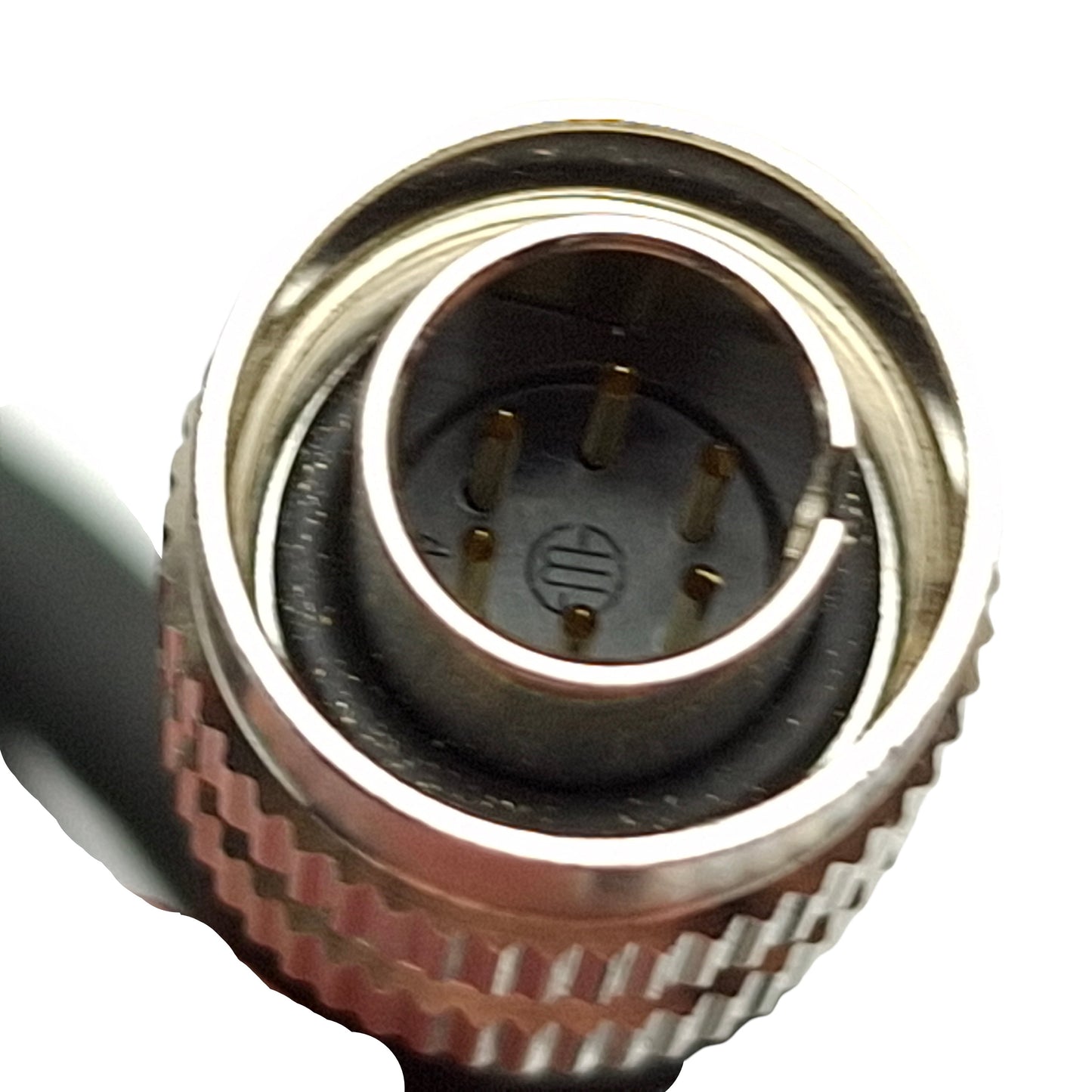 Used Keyence OP-87904 Laser Displacement Sensor Head Cable Length: 5m, Hirose 6-Pin M