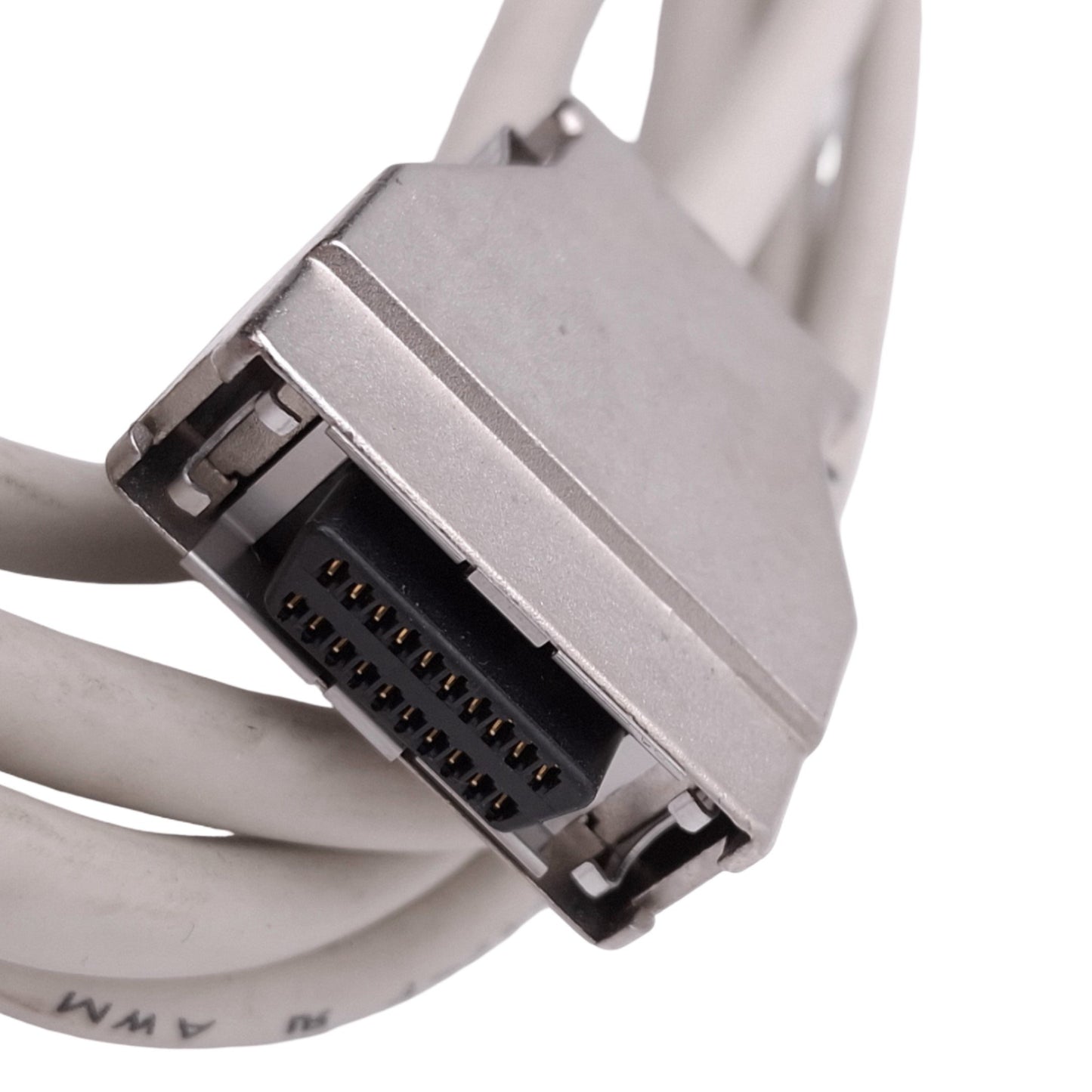 Used Omron C200H-CN222 Cable for C200H Programming Console, 20-Pin Female, 2m Length