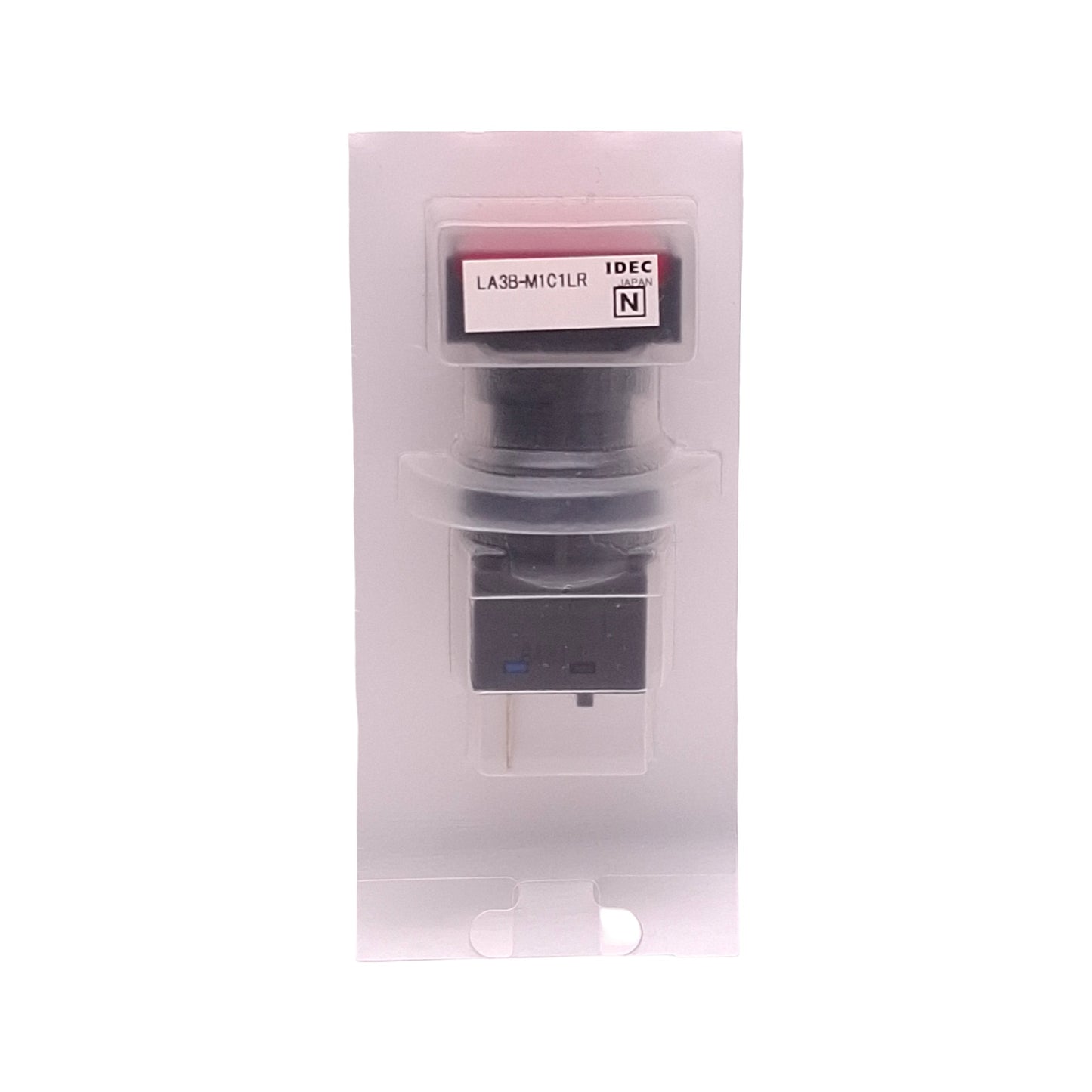 New Idec LA3B-M1C1LR Red Momentary Pushbutton, 25mm, SPDT, 125VAC/30VDC 0.1A