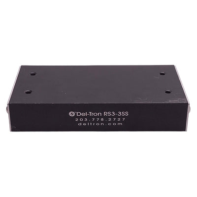 Used Del-Tron RS3-3SS Crossed Roller Slide, 3in Travel, 5in x 2.62in x 1in, 340 lbs