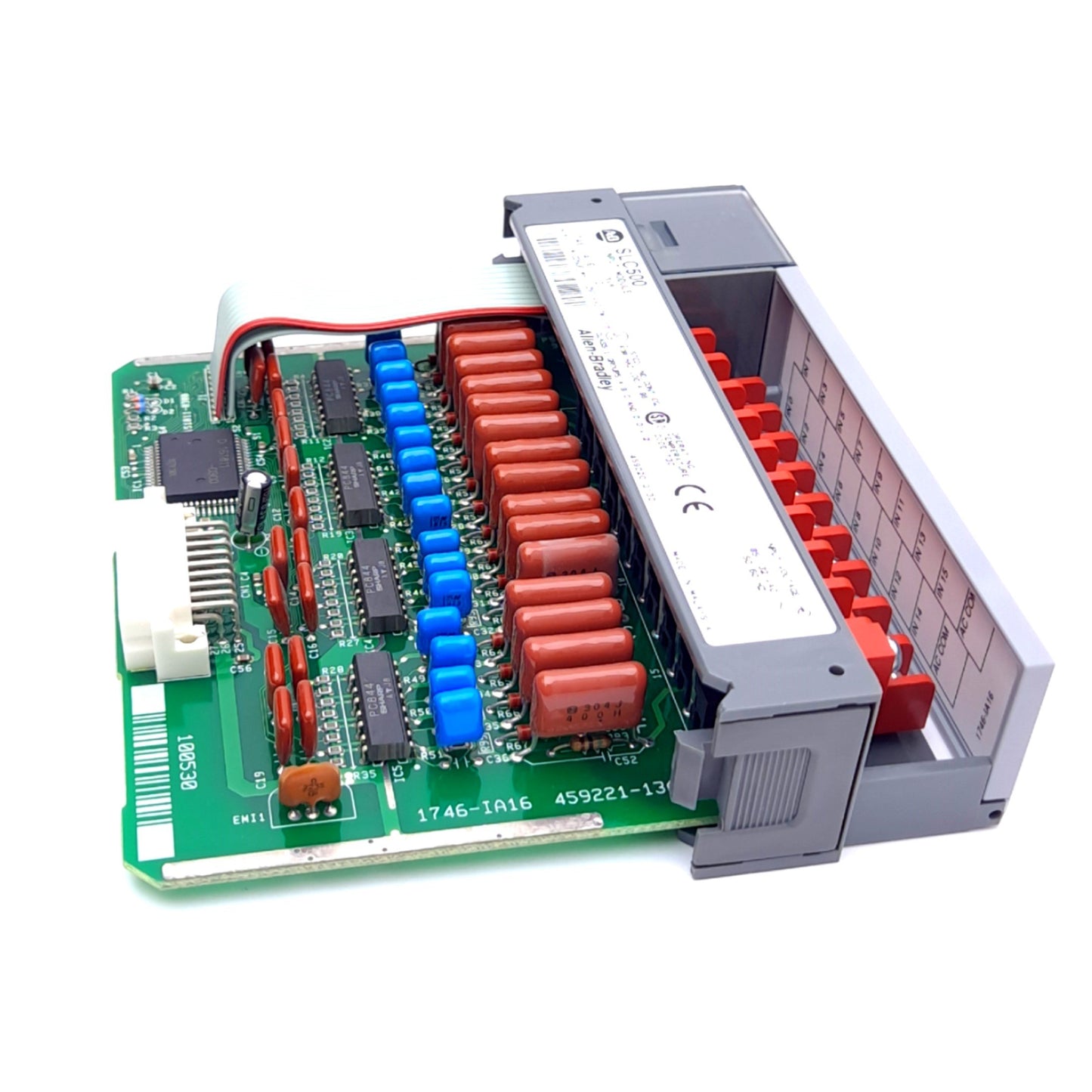 Used Allen Bradley 1746-IA16 Ser C Digital Input Module for SLC500, 16-Point, 85-132V