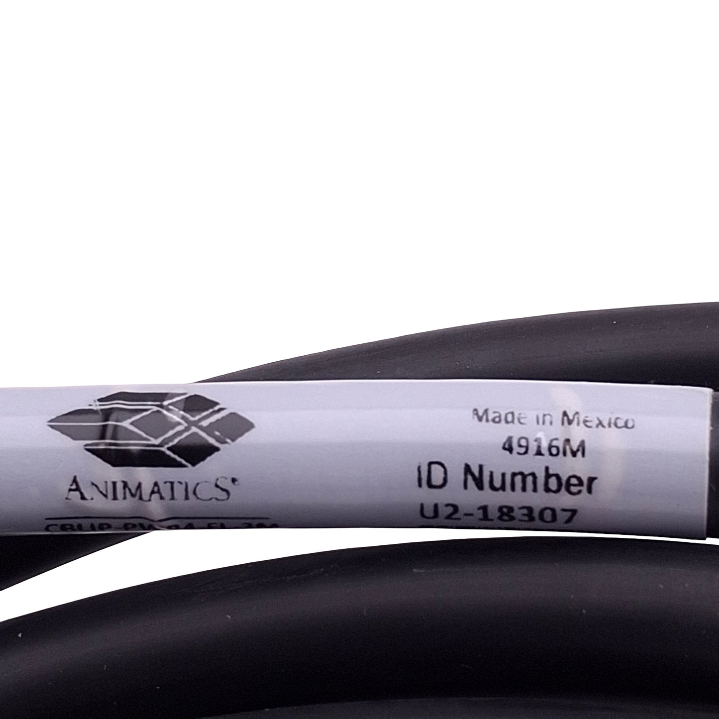 New Moog Animatics CBLIP-PWR4-FL-3M Drive/Control Power Cable 4-Pin M16 to Leads, 3m