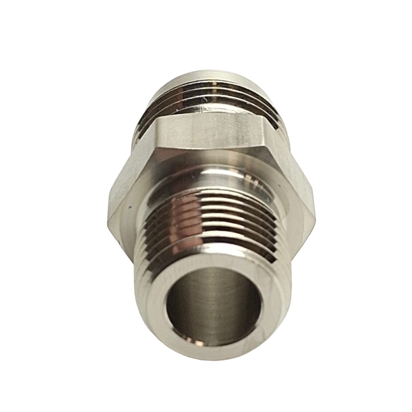 New – Open box Lot of 5 SSP J8C Male Connector, Male SAE 37° Flare to Male 3/8in NPT, Stainless