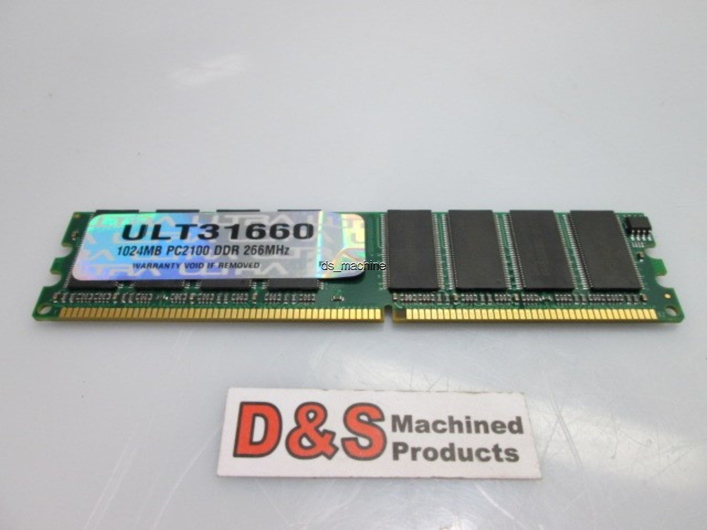 Used Ultra ULT31660 RAM Memory Module 1024MB PC2100 DDR 266MHz