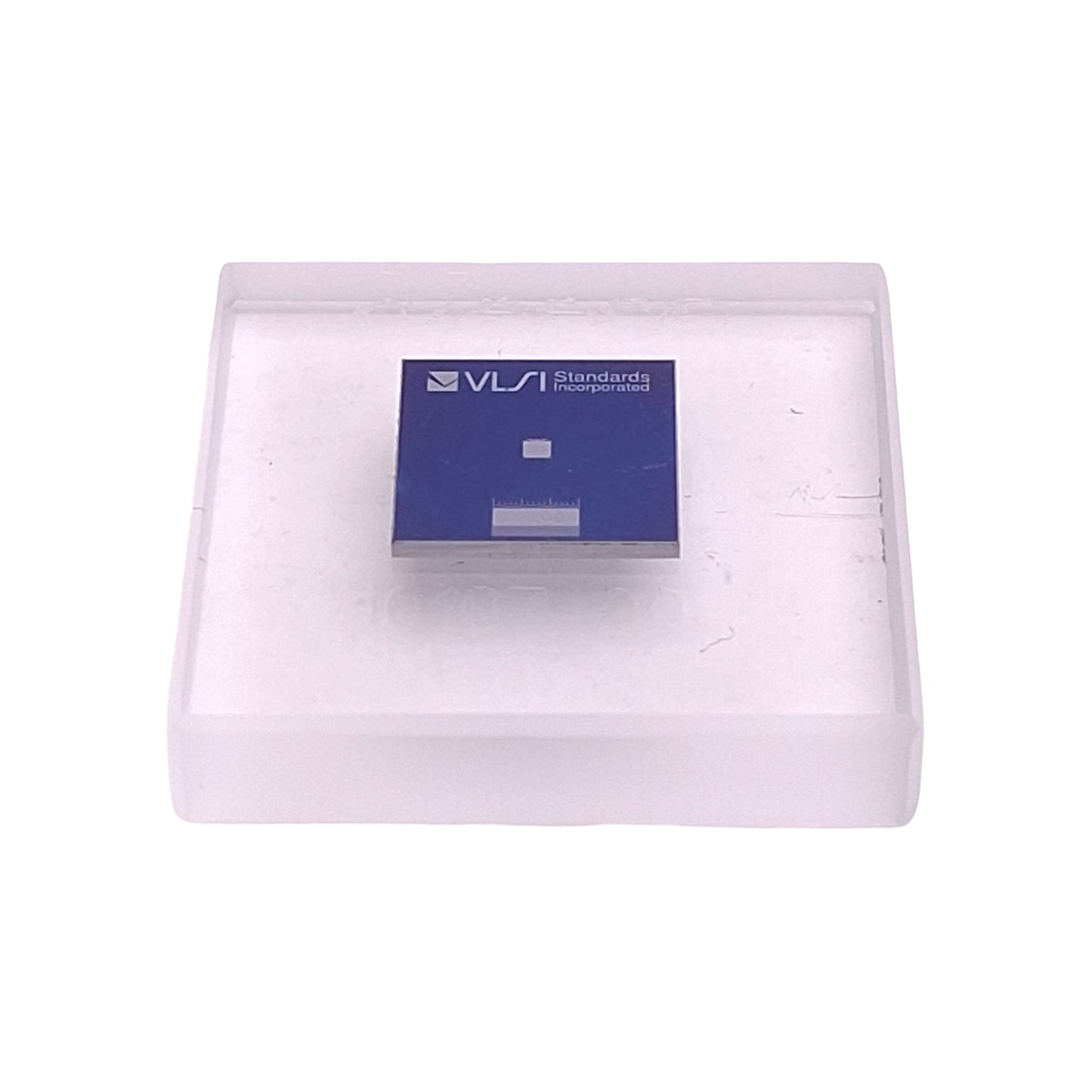Used VLSI Standards VDS-80QS Step Height Standard Calibrator, 9.6nm, 1 x 1 x 0.23in