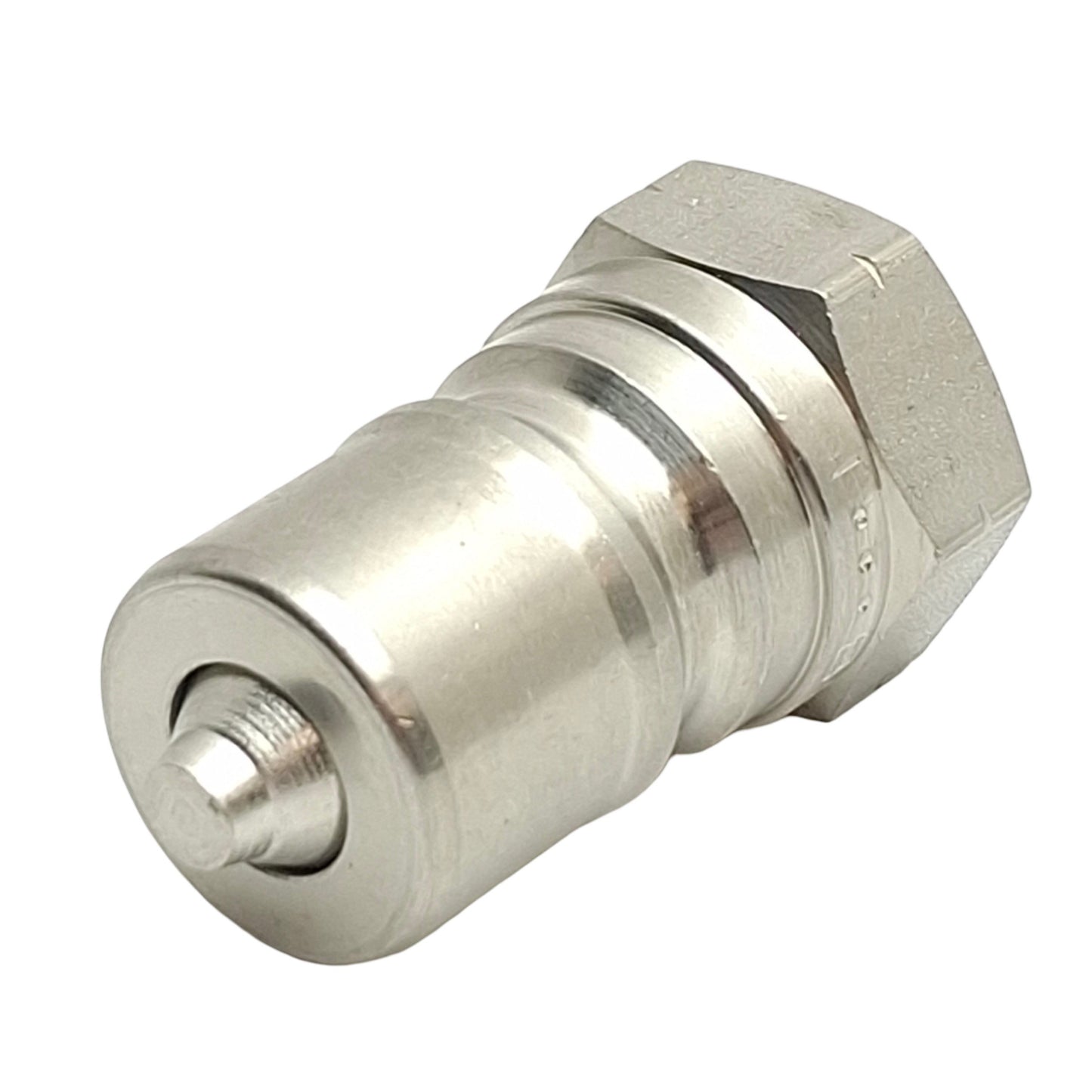 New – Open box Parker SH3-63 Hydraulic Male Nipple, 3/8 Body ISO7241-1 B to 3/8in NPTF Female