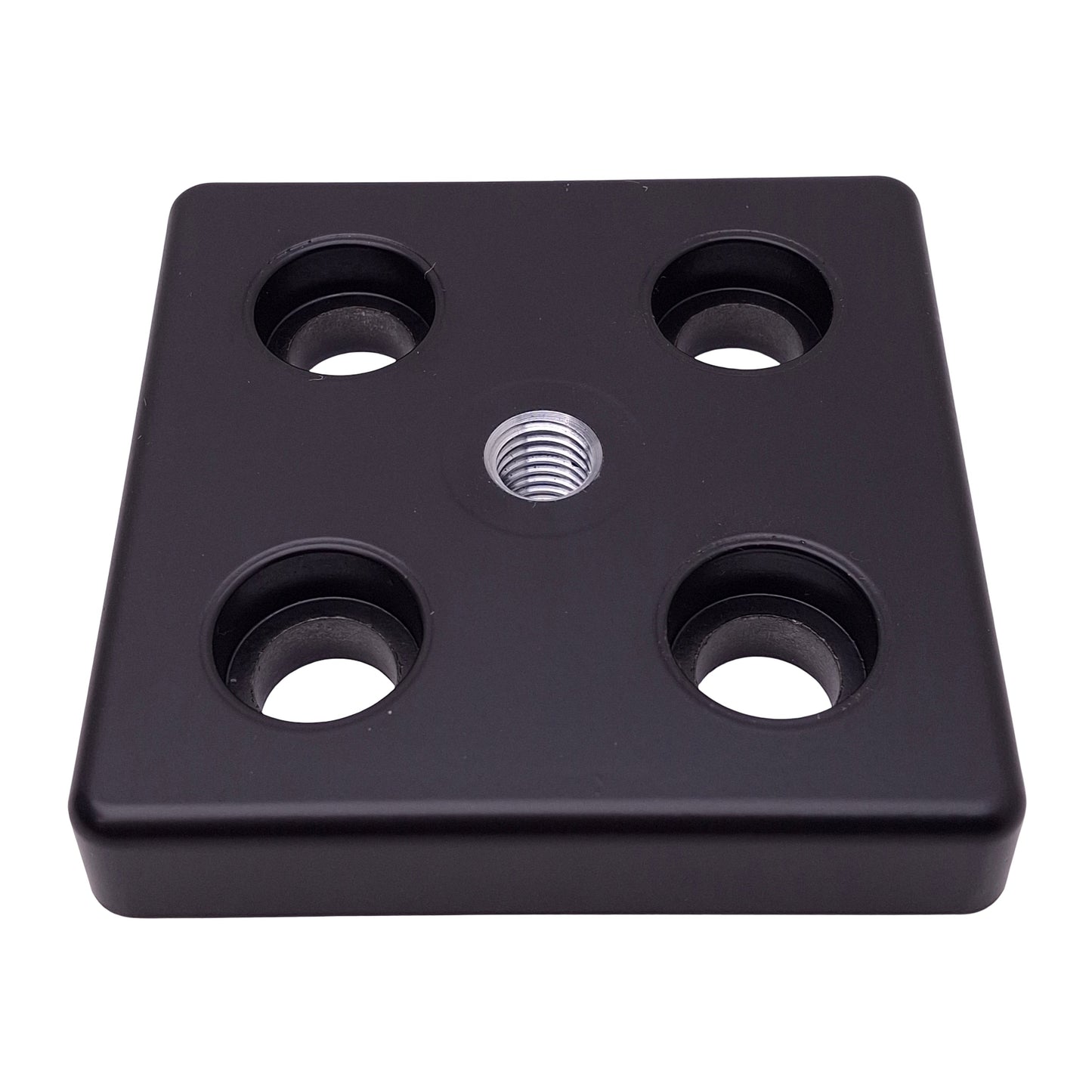 New Lot of 2 80/20 14045 M12 Center Tap Base Plate, 45 Series, 90 L x 90 W x 12mm H