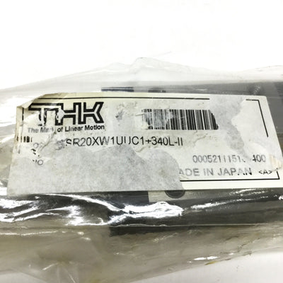New THK SSR20XW1UUC1 Linear Ball Bearing Block Carriage Slide on 340mm Guide Rail