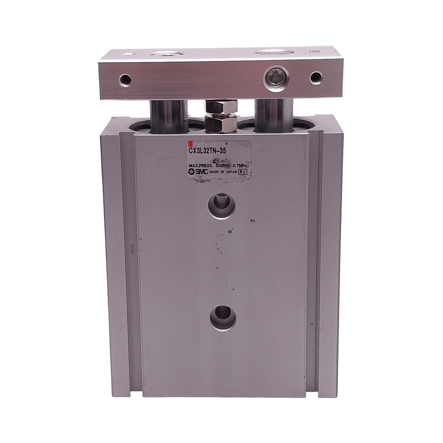 Used SMC CXSL32TN-35 Dual Rod Pneumatic Cylinder, ø32mm Bore, 35mm Stroke, 1/8in NPT