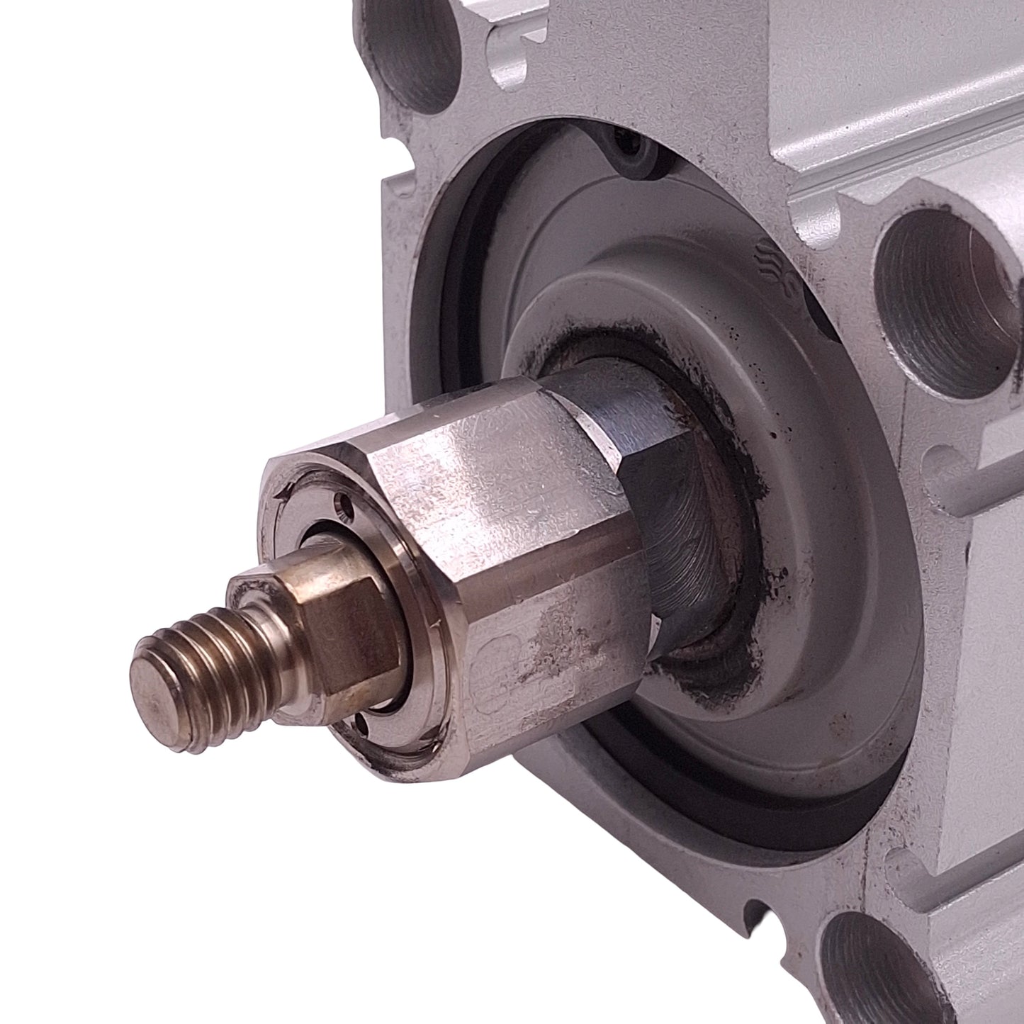 Used SMC CDQ2B50TF-20SZ Pneumatic Cylinder, ø50mm Bore, 20mm Stroke, G1/4, 1.0MPa
