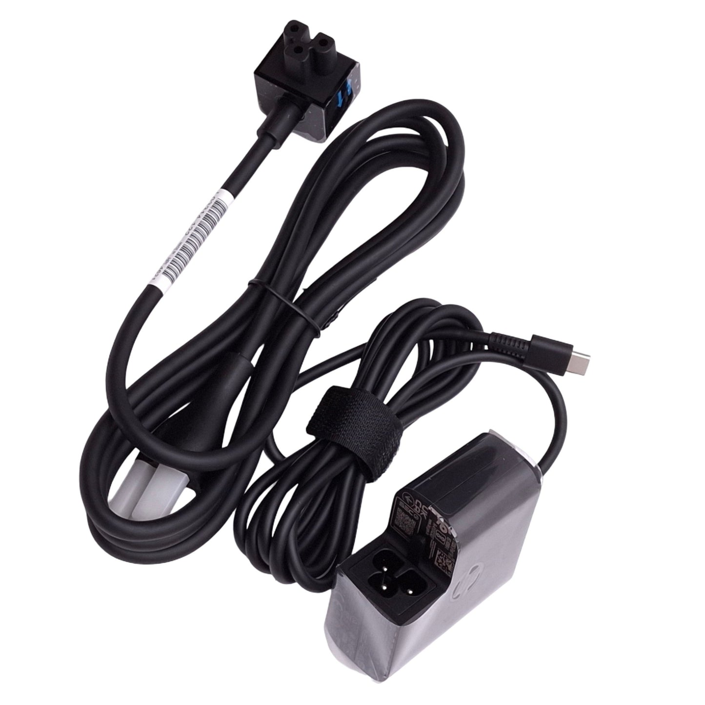 New HP 1HE07AA#ABA USB-C Power Adapter Kit, 100-240VAC In, 5-20VDC Out, USB-C, 45W