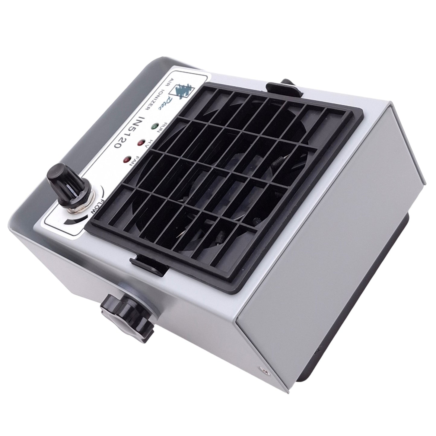 Used PTEC IN5120 Ionizing Air Blower, AC 68KHz Ion Out, ø3in, 49cfm, 24VDC 12W