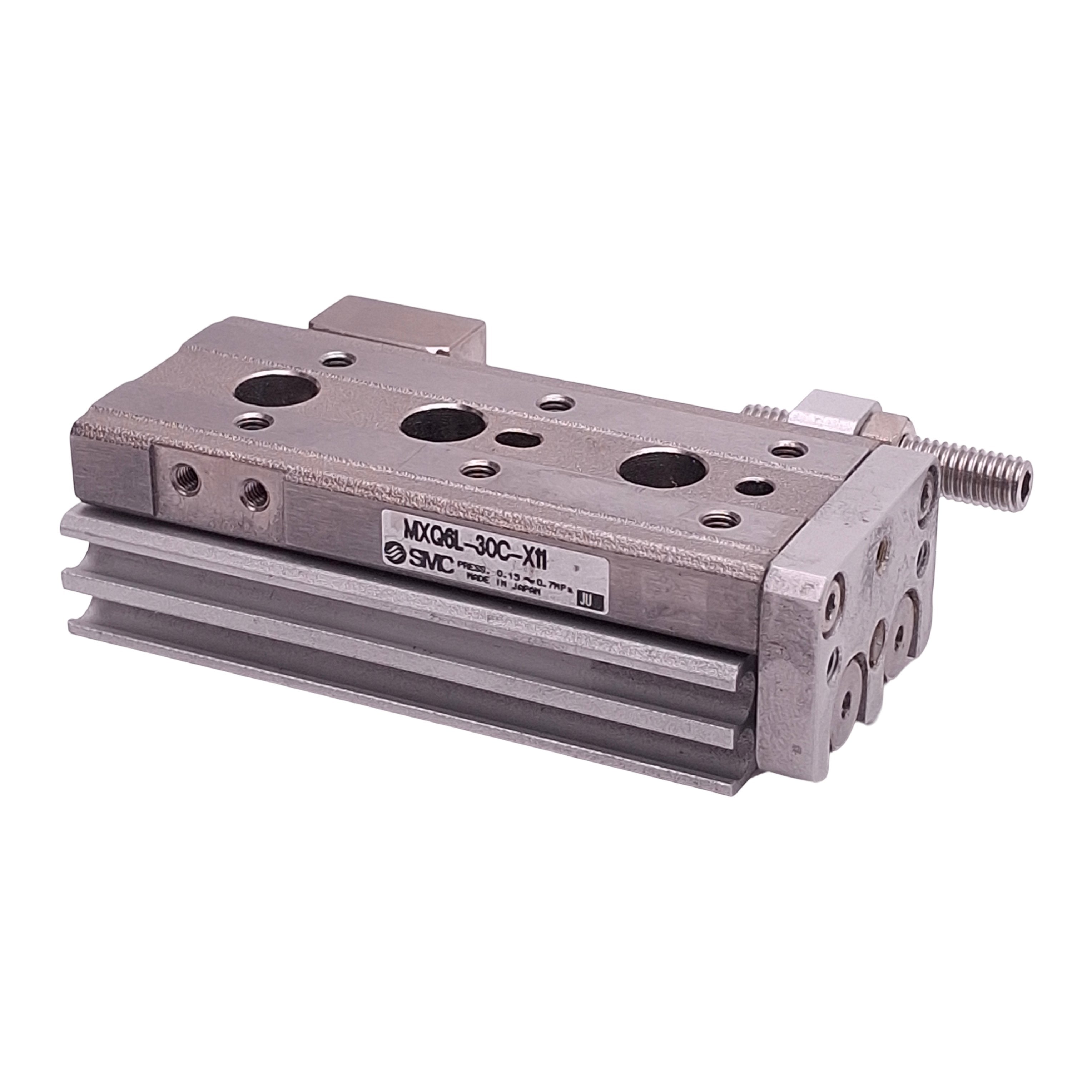 Cilindro guidato SMC serie MXQ, corsa 30mm, foro da 6mm, Doppio effetto, 0,7 MPa max
