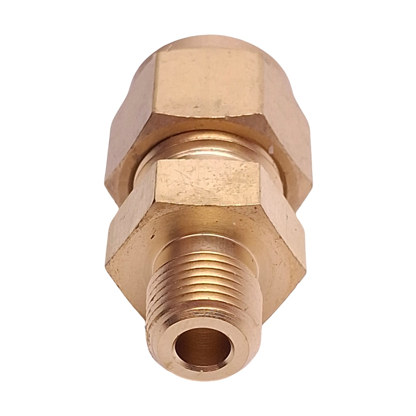 New – Open box Lot of 2 Swagelok B-400-1-2 Brass Tube Fitting, ø1/4in Tube x 1/8in Male NPT