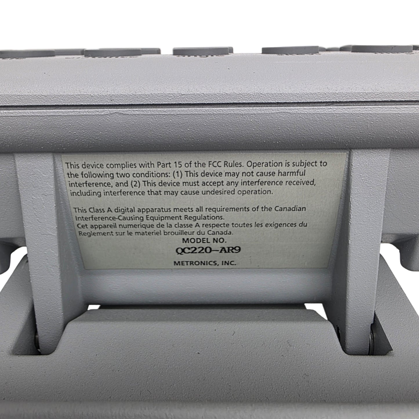 Used Metronics QC220-AR9 QUADRA-CHEK 200 Digital Read Out 2-Axis, RS232, 85-264VAC