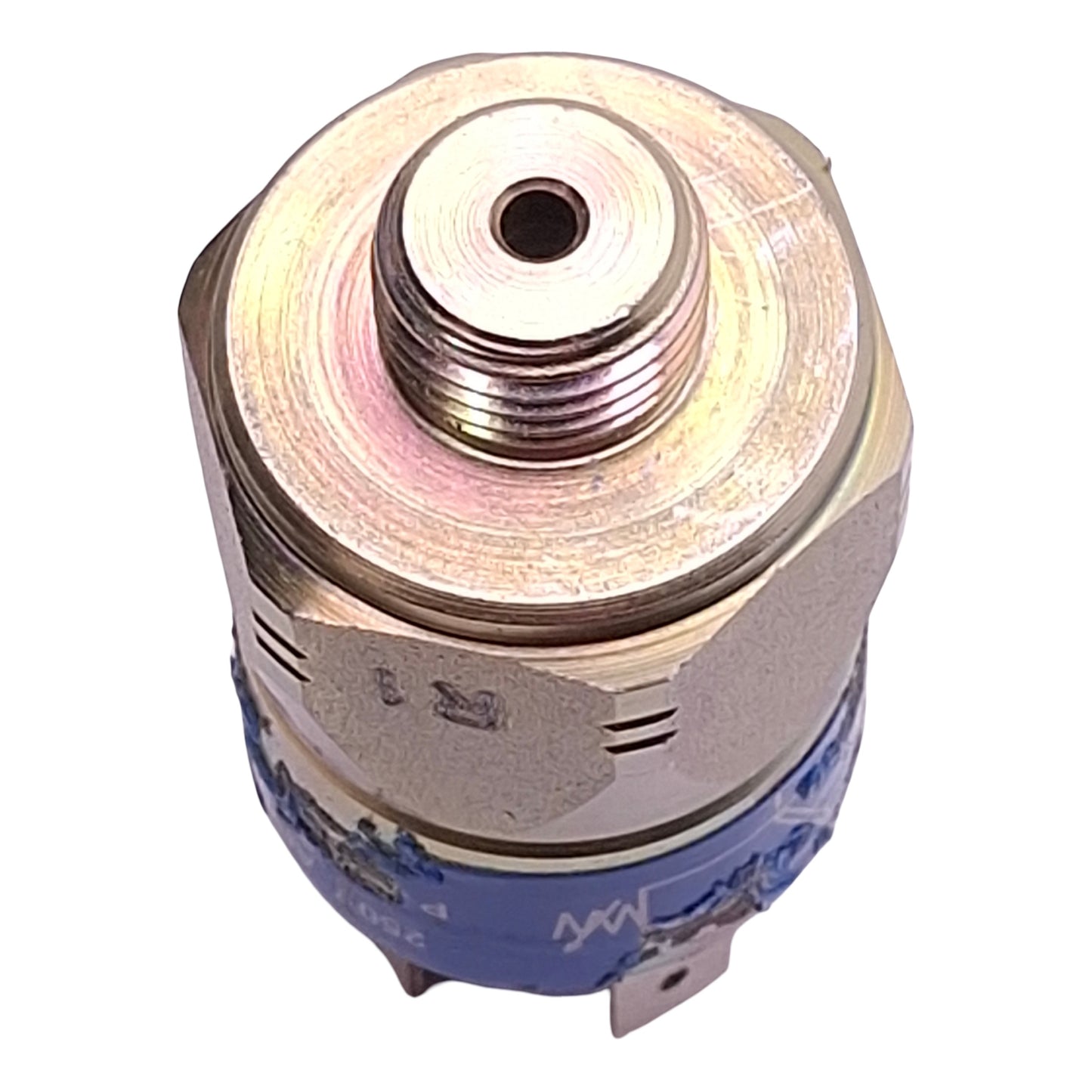 Used Festo PEV-1/4A-SW27 Pressure Switch, 1-10bar, 12-250VAC/DC, G1/4, 4-Pin Plug-In