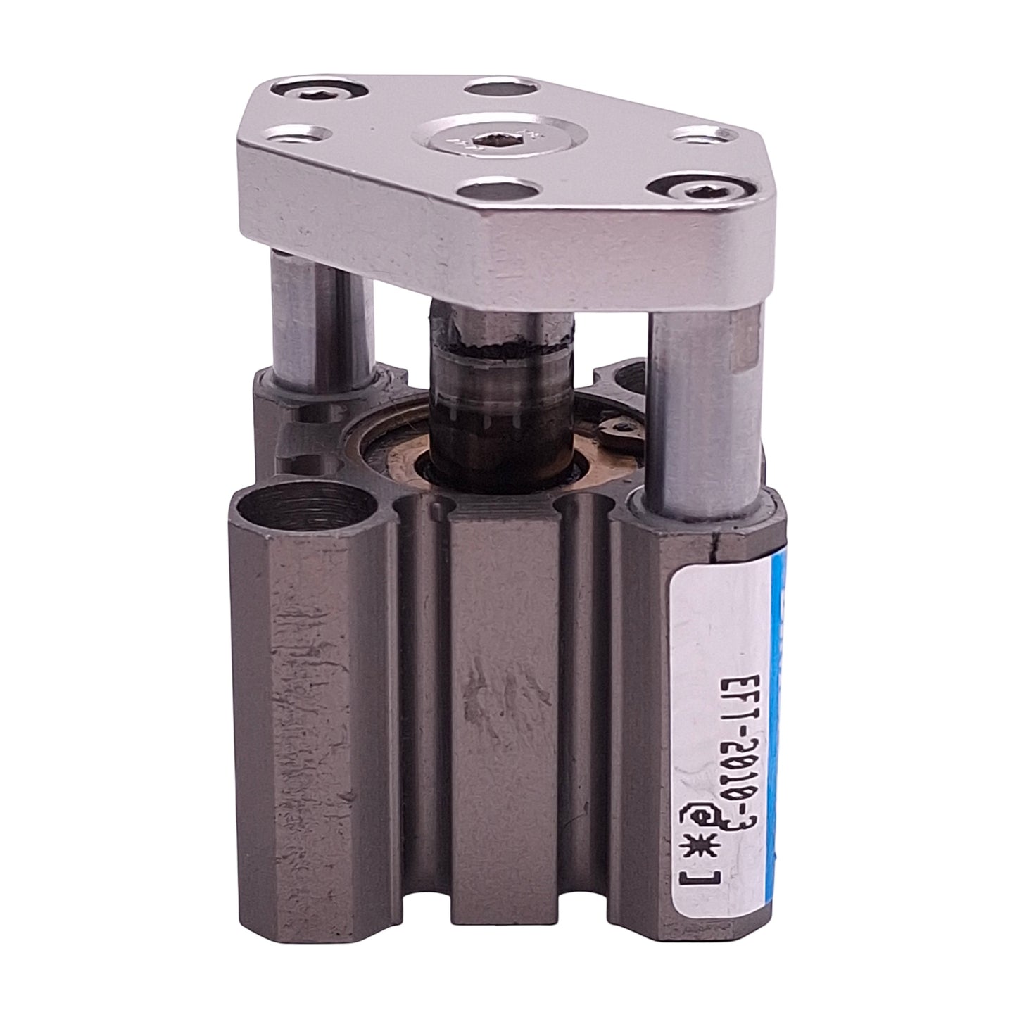 Used Bimba EFT-2010-3 Compact Cylinder, ø20mm Bore, 10mm Stroke, M5x0.8, 10bar