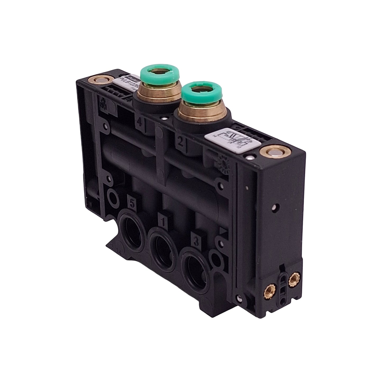 New Parker PVL-B1226067 Inline Valve Module, 5/2-Way Double Acting, ø1/4in Push-In