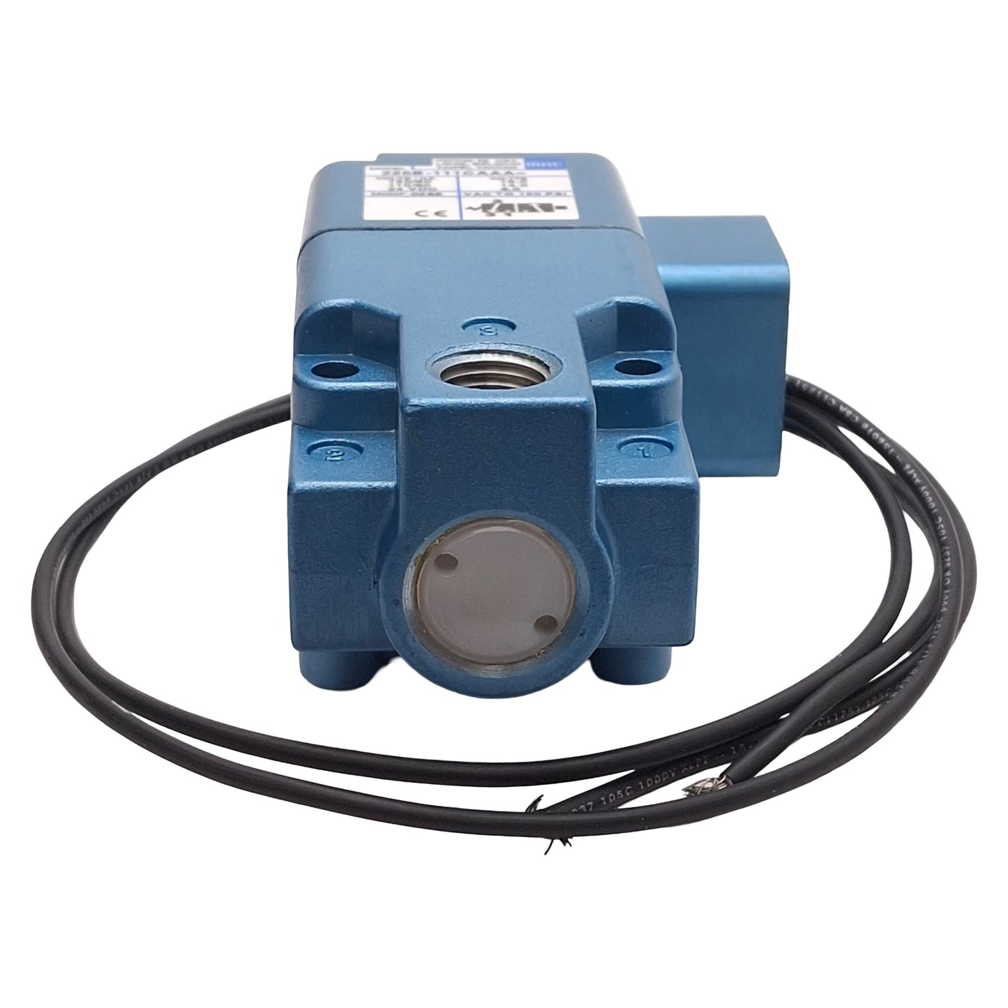 New – Open box Mac 225B-111CAAA Solenoid Valve, 3/2-Way, Vac~150psi, 1/4NPT, 120VAC/24VDC Coil