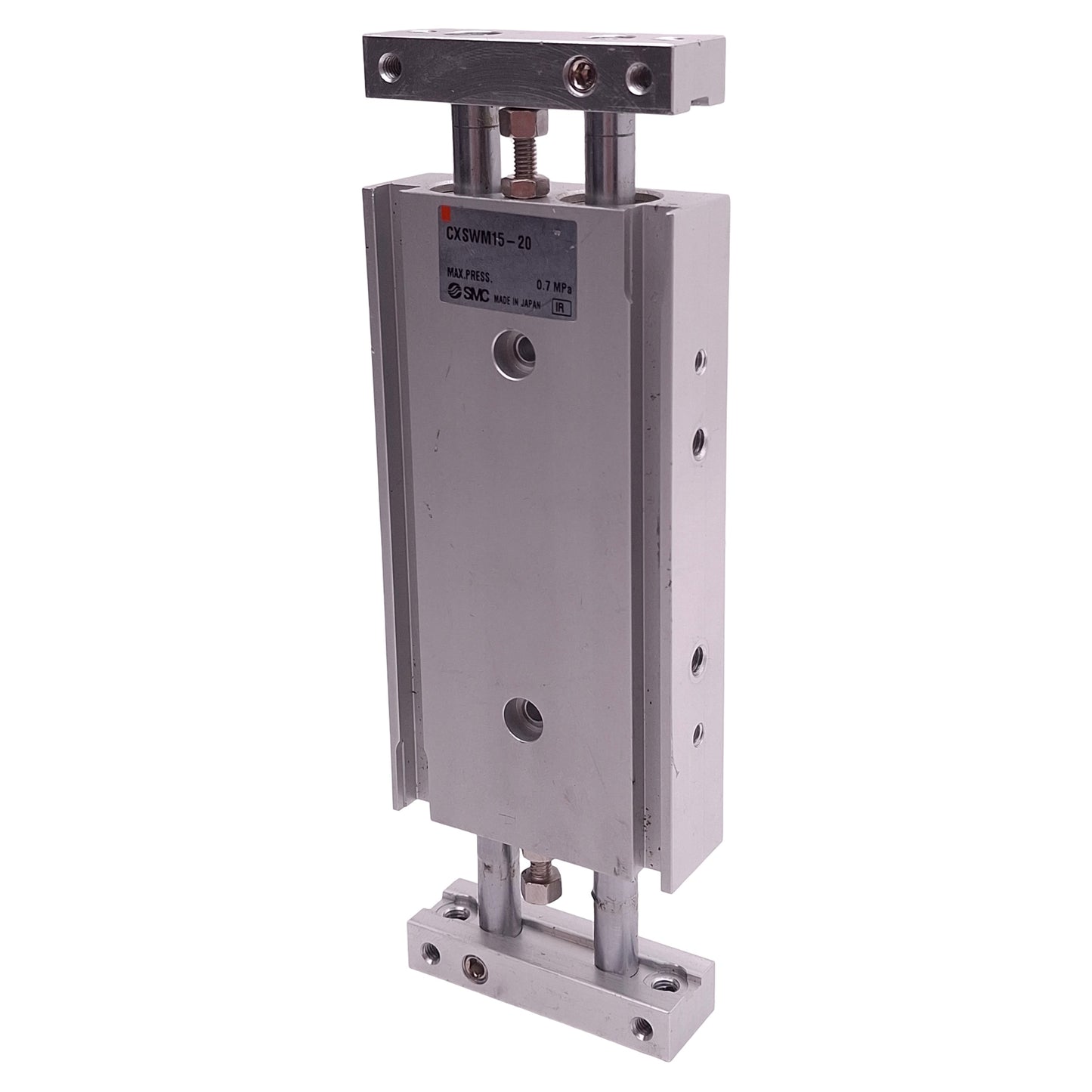 Used SMC CXSWM15-20 Double Rod Pneumatic Cylinder ø15mm Bore, 20mm Stroke, M5, 0.7MPa