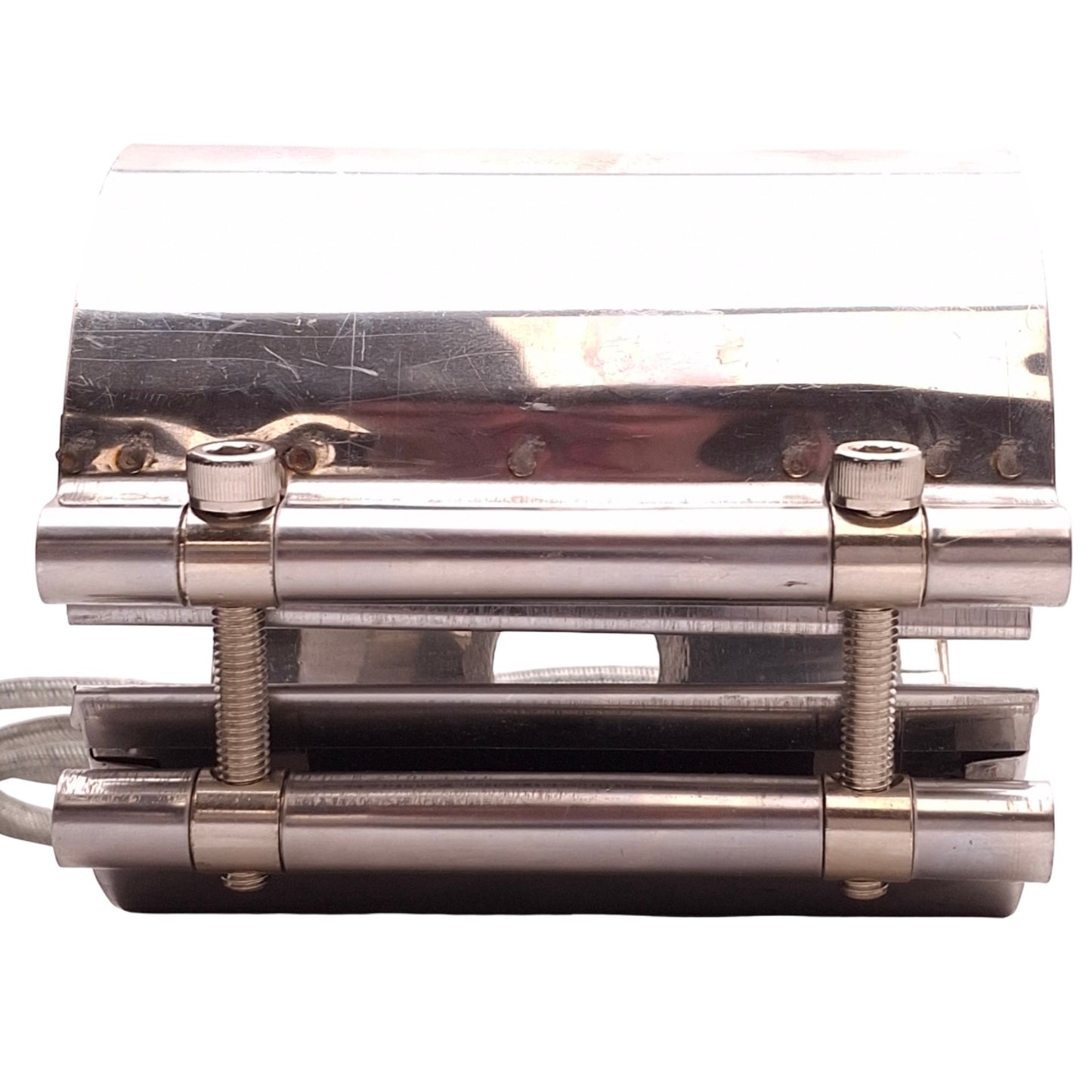 Used Seiwa A1730B Heater Band ø90mm ID, 110mm Length, 210V 1300W, Ring Terminals