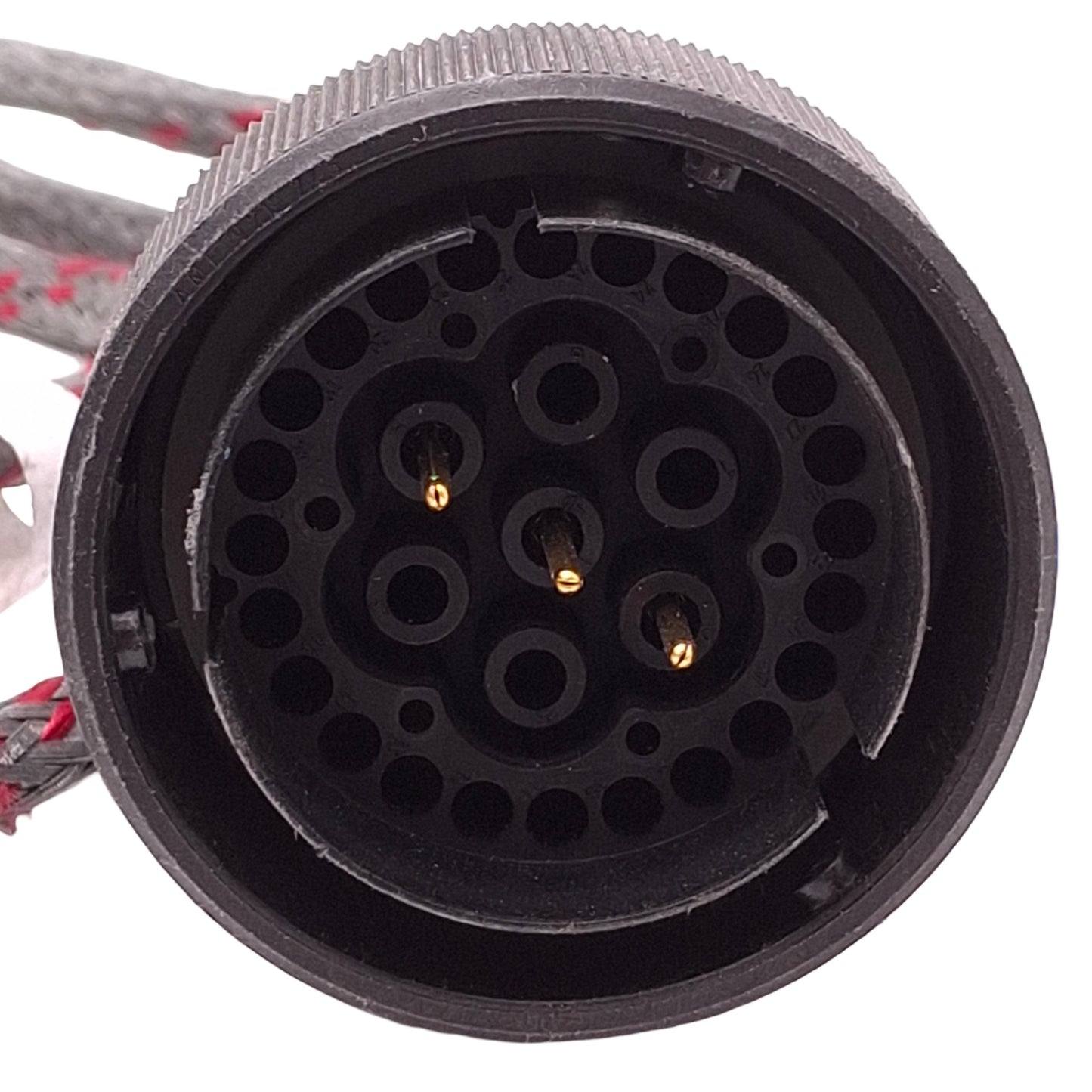 Used 170366-15 Ceramic Heater Band 460V 1715W, ø60mm ID, 141mm Length, 3-Pin Plug