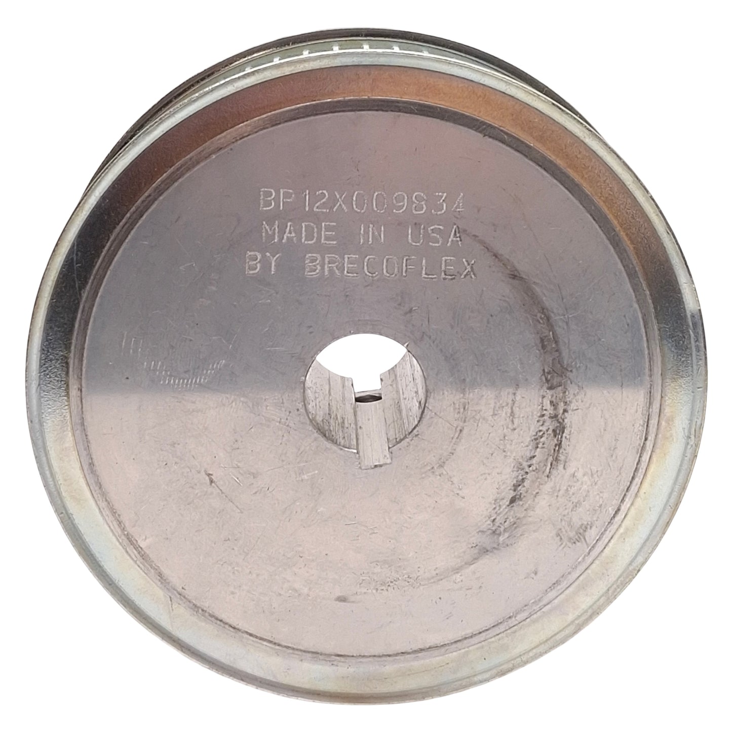 Used BRECOflex BP12X009834 AT5/64 Timing Pulley, 5mm Pitch, 64-Tooth, ø19mm Bore