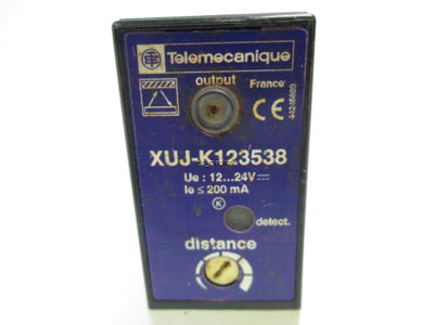 Used Telemecanique XUJ-K123538 Photoelectric Sensor 10-38VDC 48"Range