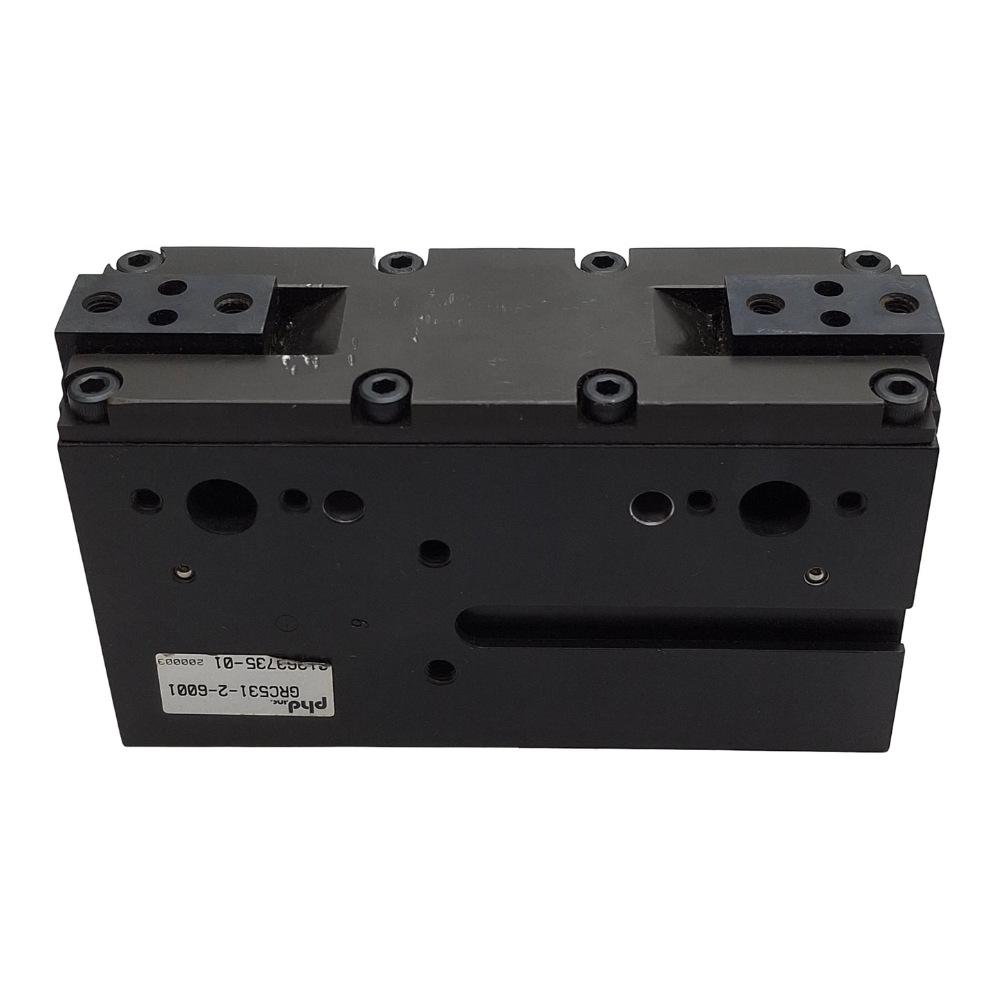 Used PHD GRC531-2-6001 Rotary Parallel Pneumatic Gripper, 1in Bore, 0.94in Travel
