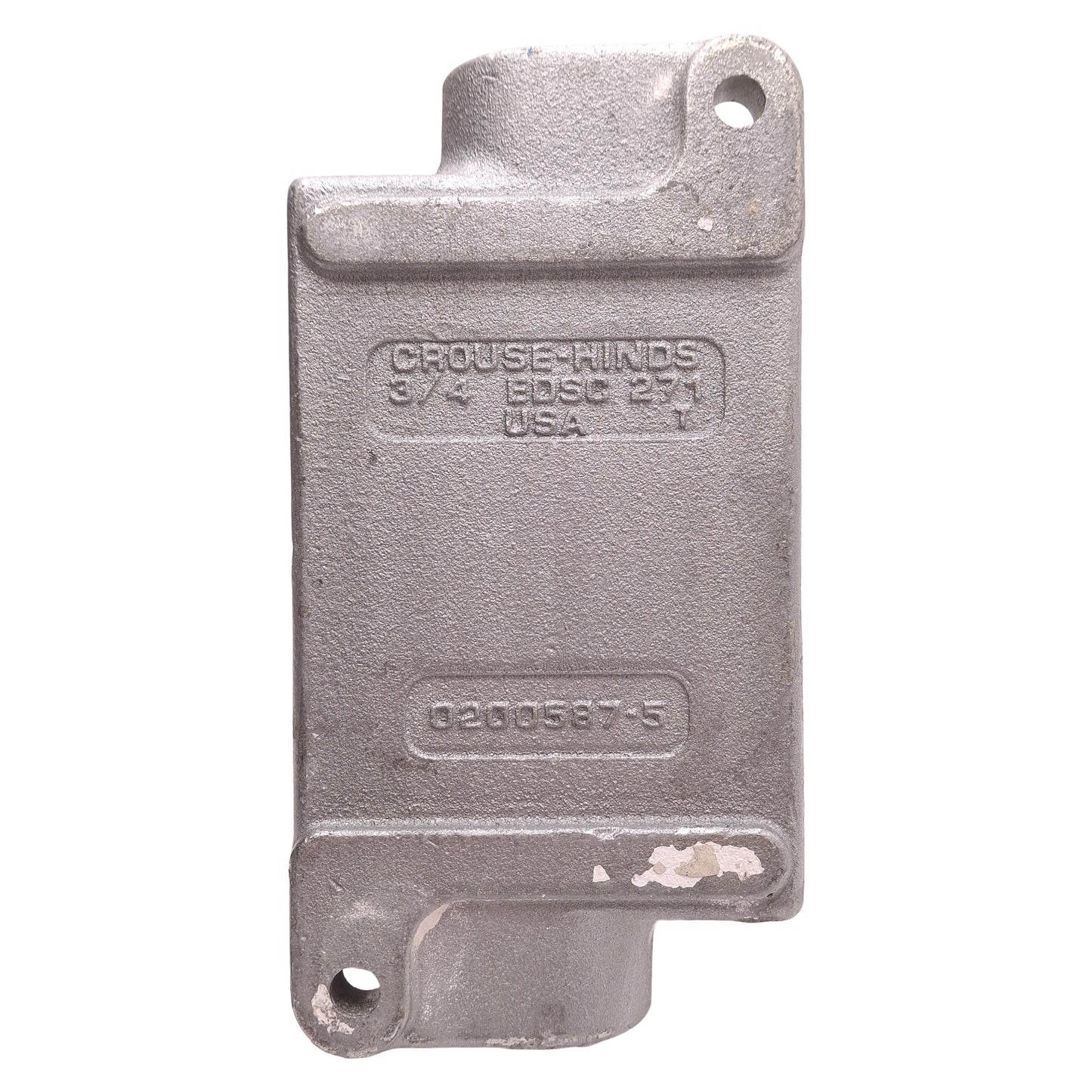 Used Cooper Crouse-Hinds DSD957 Explosion Proof Enclosure 3/4" Hub, 5.91in x 3.5in