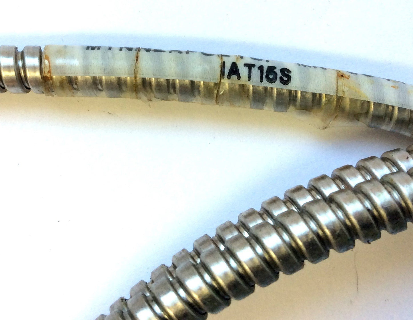 Used Banner IAT15S Fiber Optic Cable w/ 90° Elbow, Core Diameter: 1.6mm, 21389