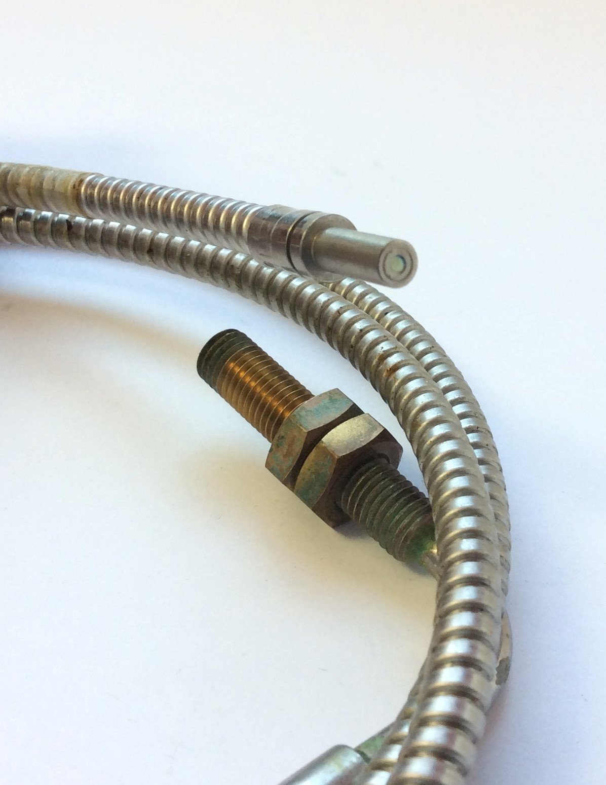 Used Banner IAT15S Fiber Optic Cable w/ 90° Elbow, Core Diameter: 1.6mm, 21389