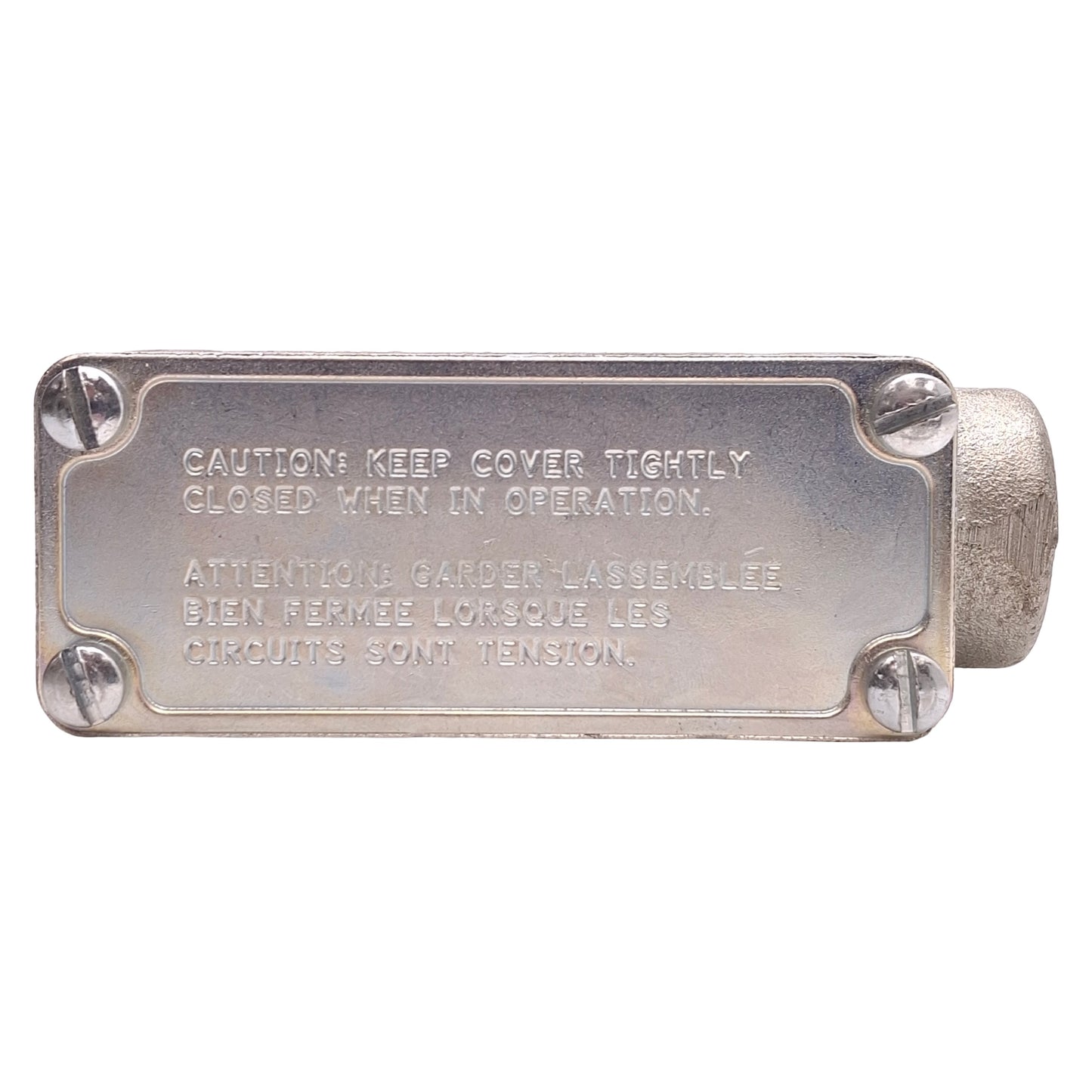 Used Crouse-Hinds OELB2 Conduit Body With Cover 3/4" Hub Size, 4-5/16"x2-1/16"x1-7/8"