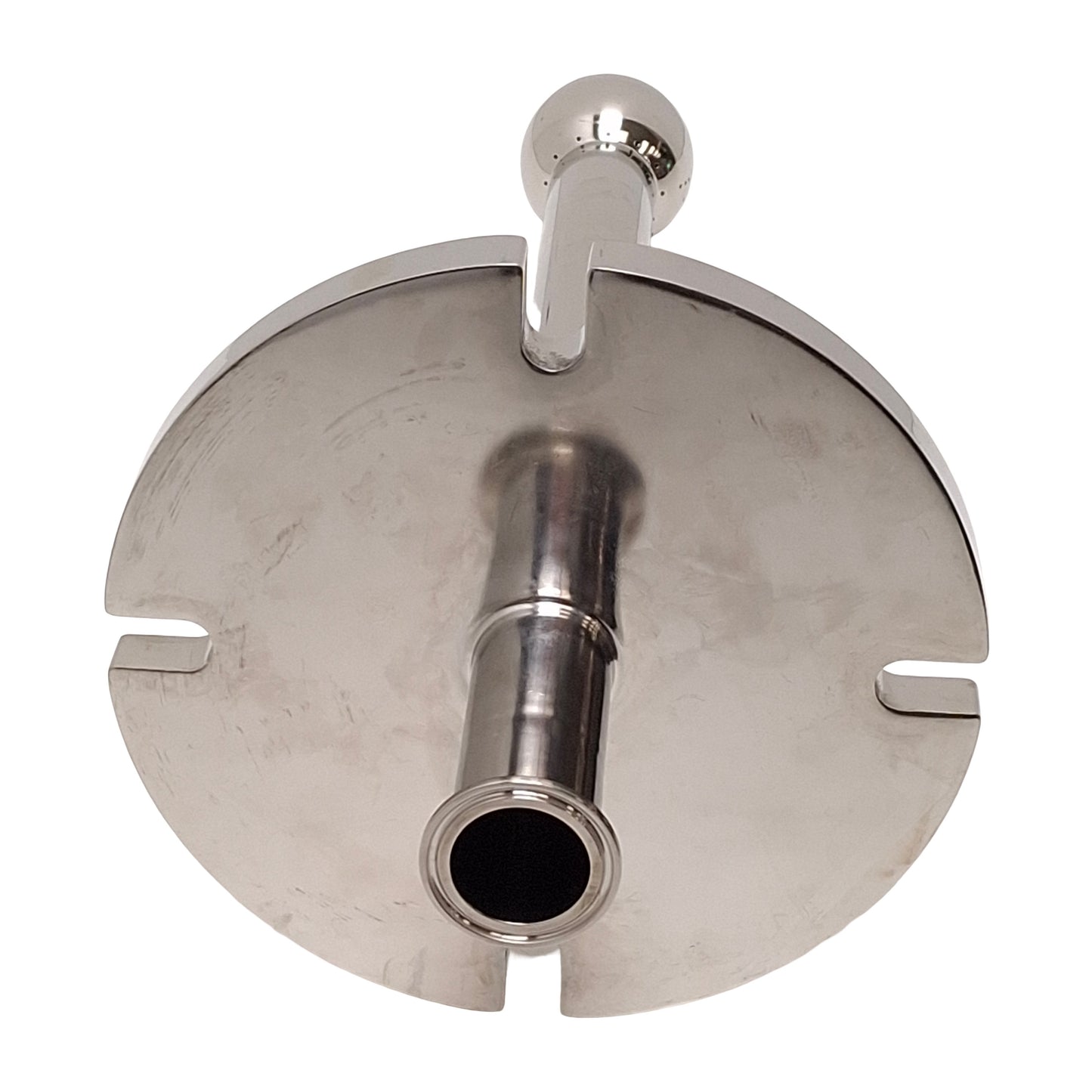 Used Heavy Duty Stainless Steel Sanitary CIP Spray Ball 18.5in Length 1.5in Tri-Clamp