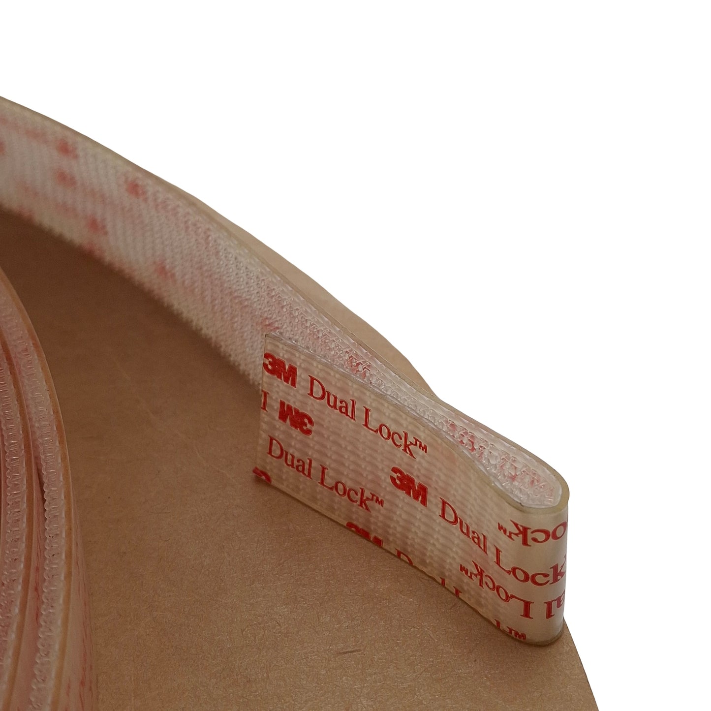 Used 3M Dual Lock 70-0704-2838-1 SJ3560 Reclosable Fastener, Clear, 1in W x 20yd