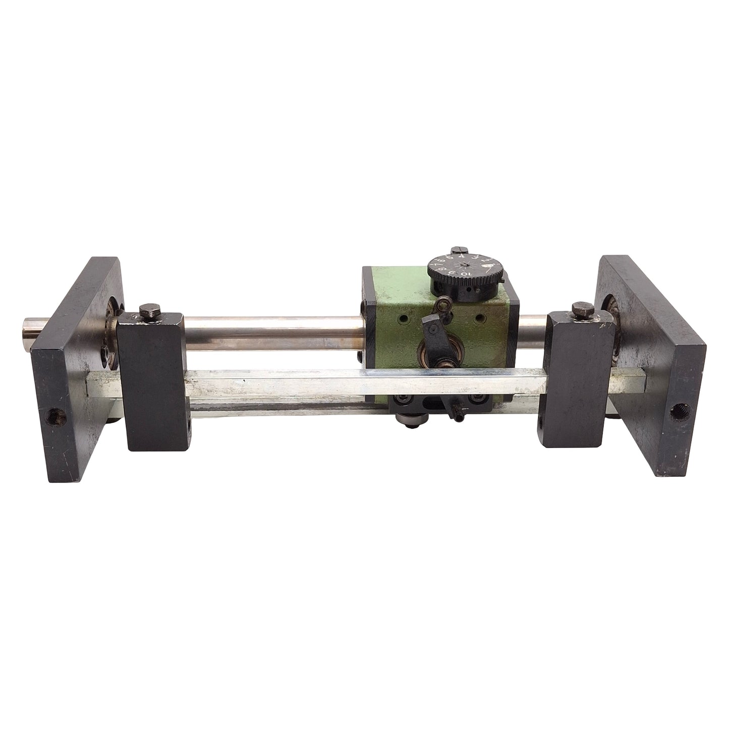 Used KMK LW-201 Linear Bi-Directional Gearbox, ø20mm Bore, 0.8-8mm Pitch, 70N Thrust