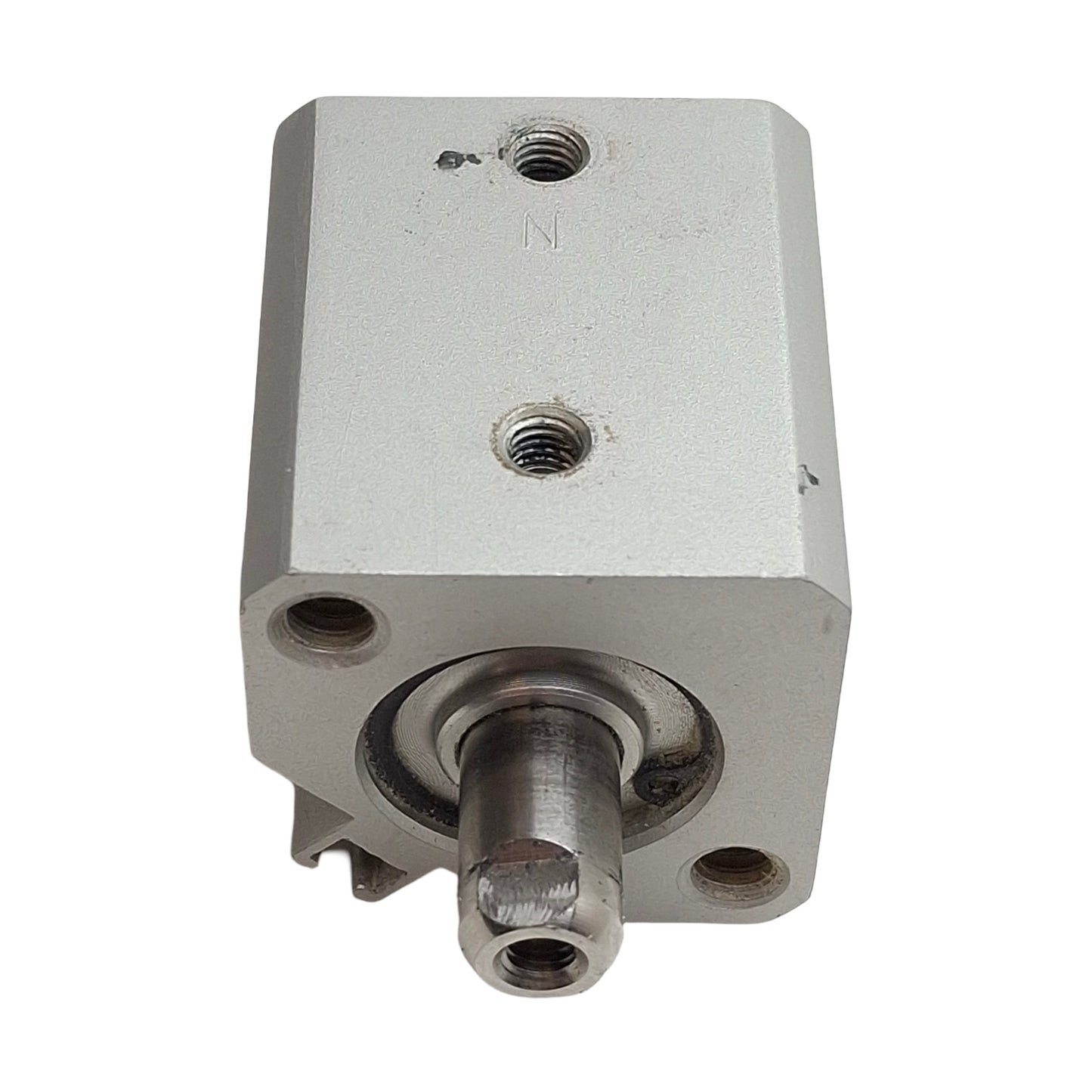 Used SMC NCDQ2A20-10D Compact Cylinder, ø20mm Bore, 10mm Stroke, M5 x 0.8, 1.0MPa