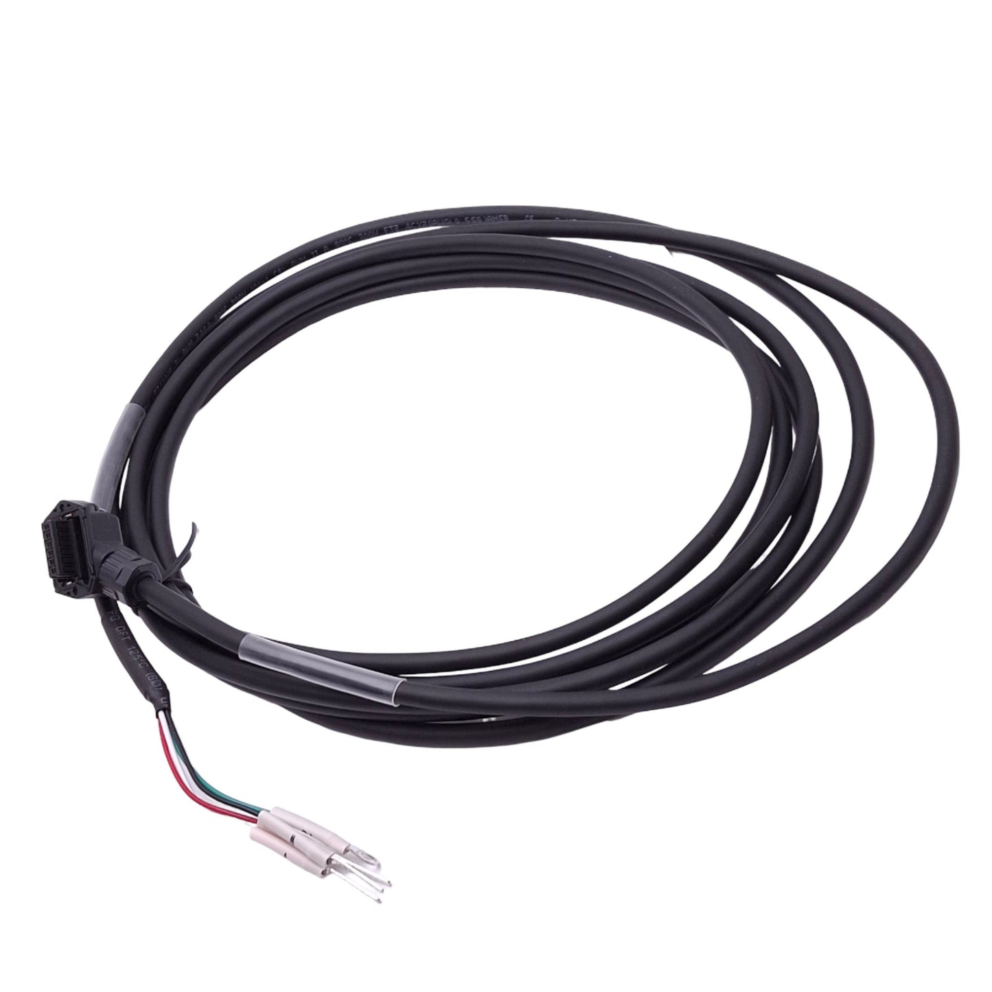 Used Yaskawa 60010 SPARE(200~400W) Power Cable, 4-Pole, 6-Pin Male, 4m Length