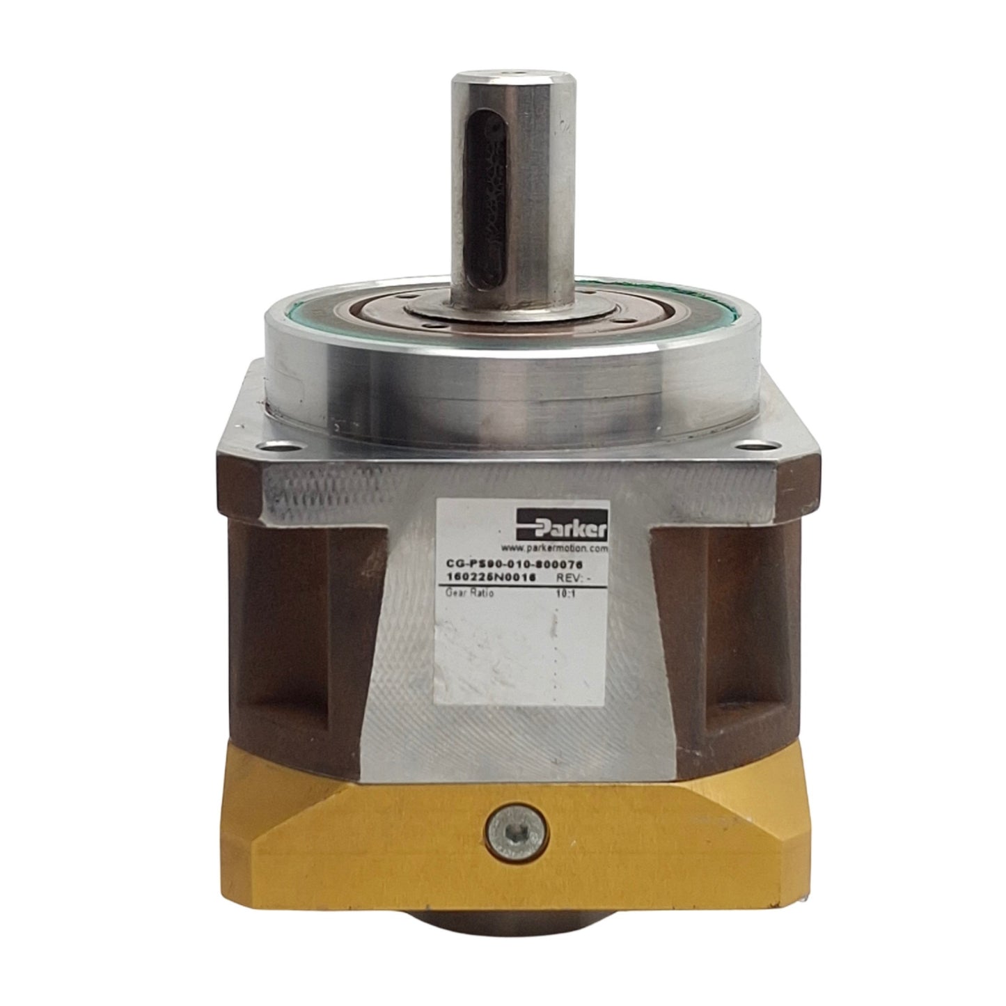 Used Parker CG-PS90-010-800076 Gen 2 Stealth Helical Planetary Gearhead 10:1, 3500RPM