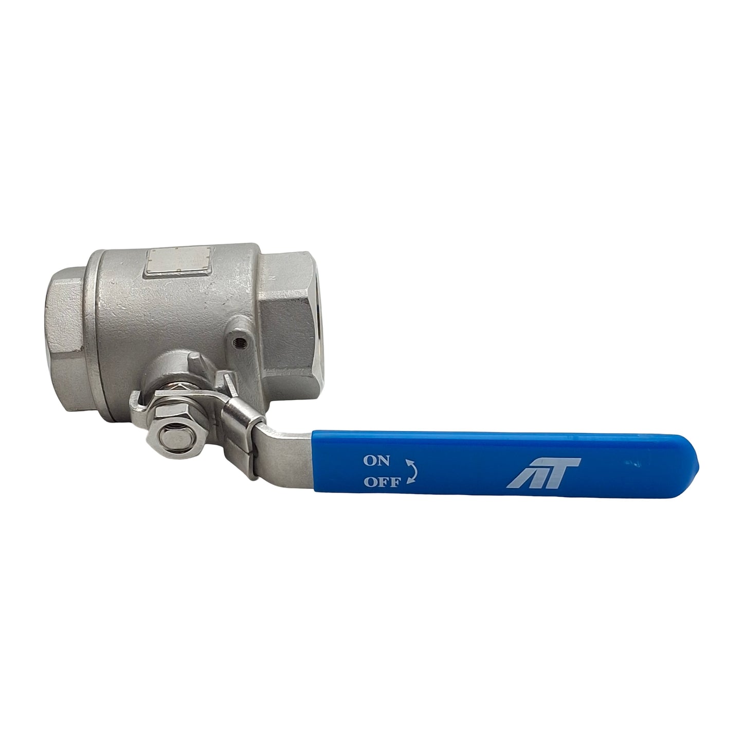 New – Open box A-T Controls 20-TH-0150-XXX Stainless Steel Ball Valve, 1-1/2in NPT, 1000psi