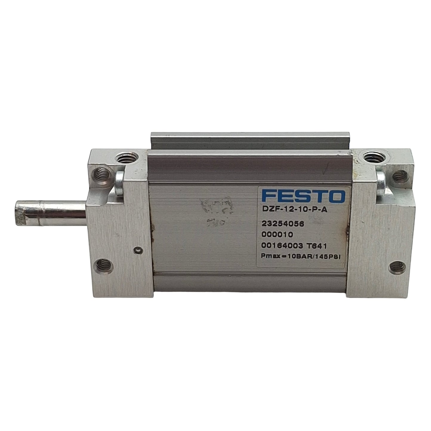 Used Festo DZF-12-10-P-A Flat Cylinder, ø12mm Bore, 10mm Stroke, 0.16-1MPa, M5