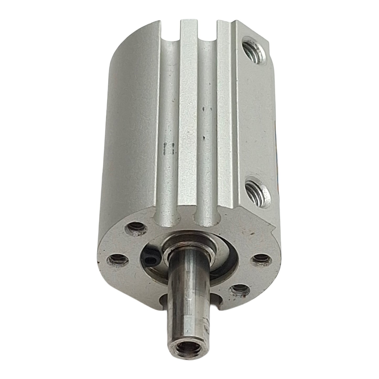 Used SMC NCDQ8AZ056-050 Compact Cylinder, ø9/16in Bore, 1/2in Stroke, #10-32, 200psi