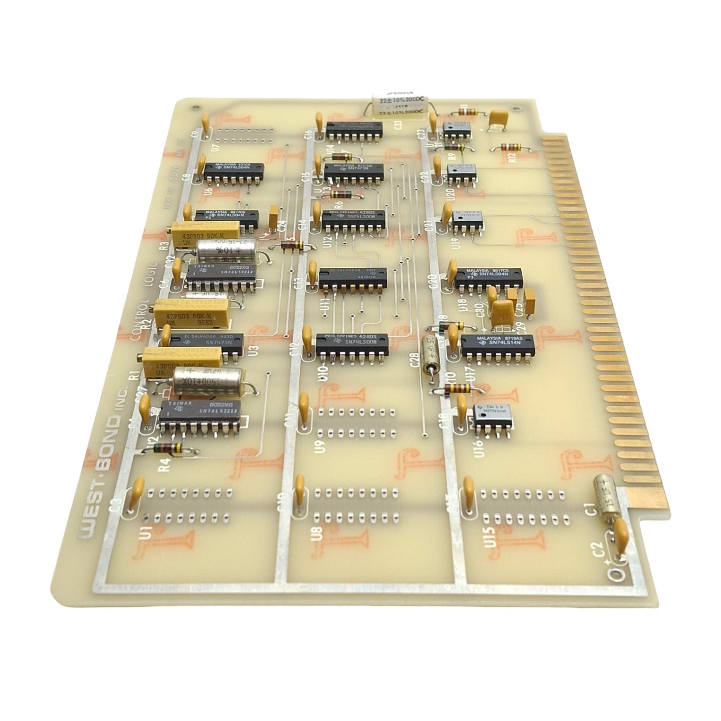 Used West Bond 6026 Control Logic Board For Model 7200AR Manual Wire Bonder