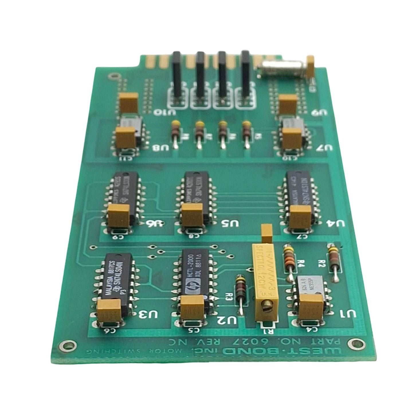 Used West Bond 6027 Motor Switching Board For Model 7200AR Manual Wire Bonder