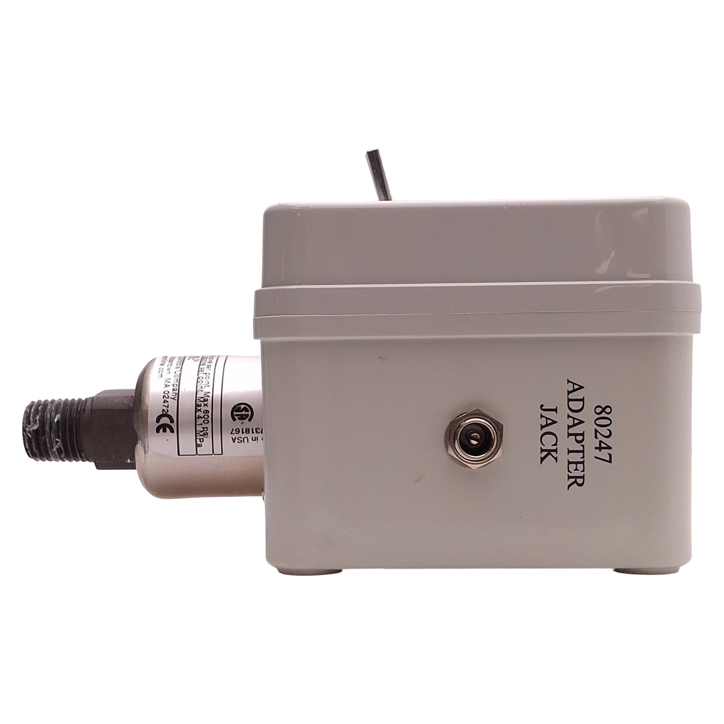 Used MST 8063801 Low Pressure Alarm 1/4" NPT, 30 to 300psi Range, 85dBA at 1ft