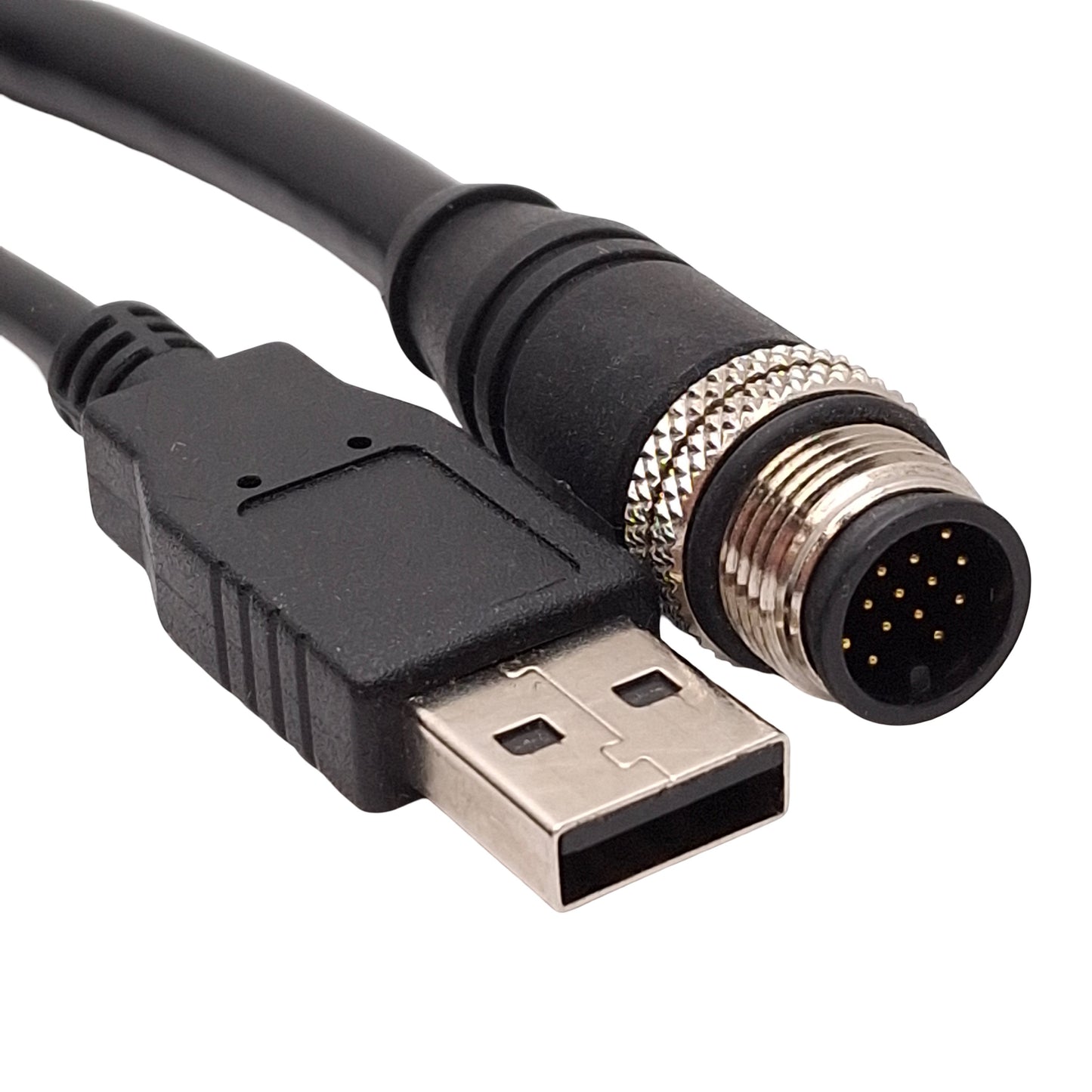 Used Banner CSB-M121701USB02M121702 M12 Splitter Cable, M12 17-Pin, USB-A, 1.0m