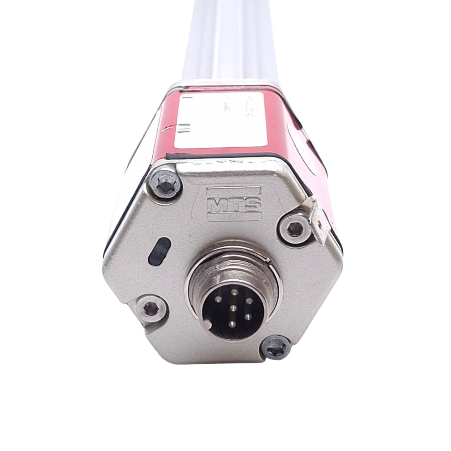 Used Tempsonics GPS0140UD601A0 Position Sensor 14in Stroke, 4-20mA Output, M16 6-Pin