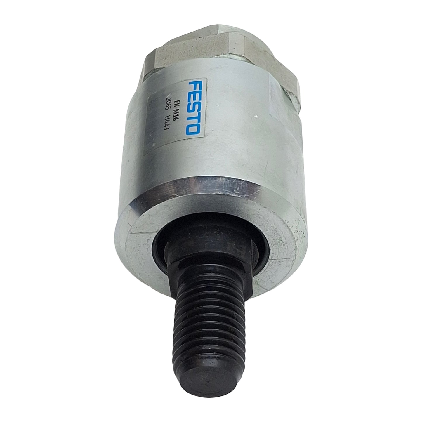 Used Festo FK-M16 2065 Steel Self-Aligning Rod Coupler, M16 Thread, 10000N