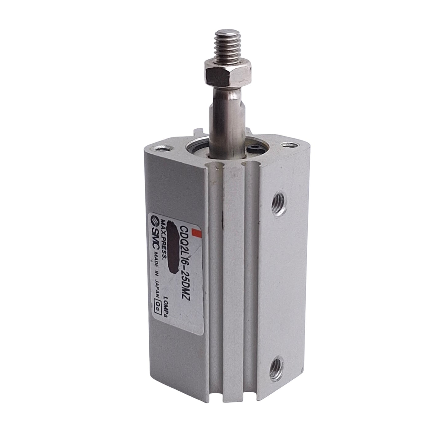 Used SMC CDQ2L16-25DMZ Pneumatic Cylinder, ø16mm Bore, 25mm Stroke, *No Foot Mount*